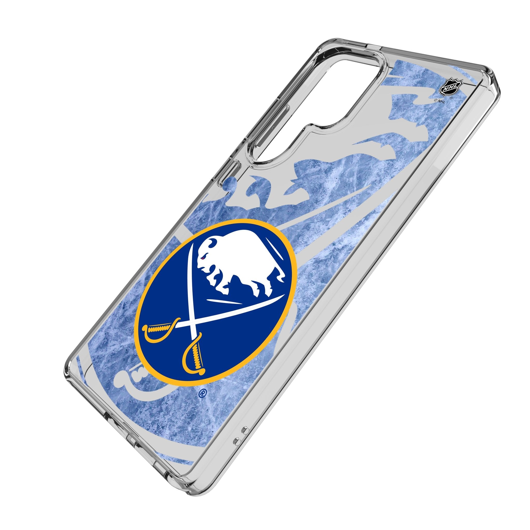 Buffalo Sabres Ice Tilt Clear Phone Case for Samsung Galaxy