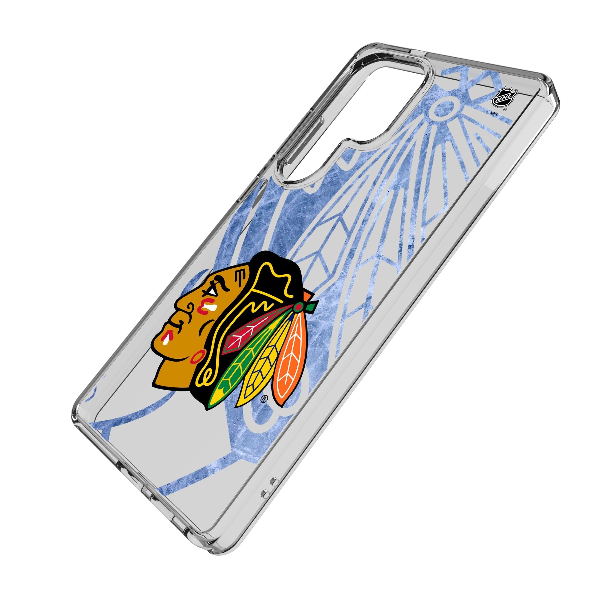 Chicago Blackhawks Ice Tilt Clear Phone Case for Samsung Galaxy