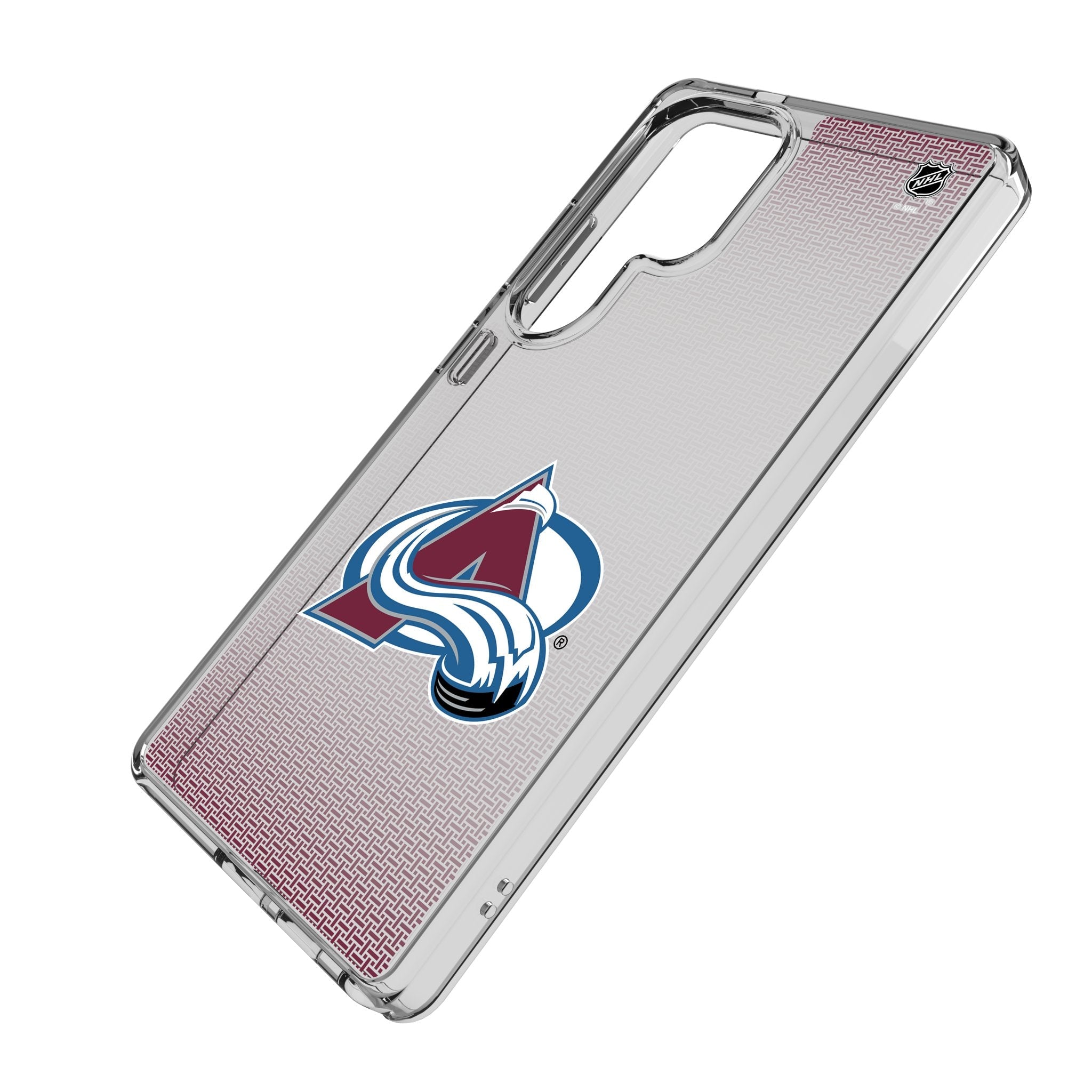 Colorado Avalanche Linen Clear Phone Case for Samsung Galaxy