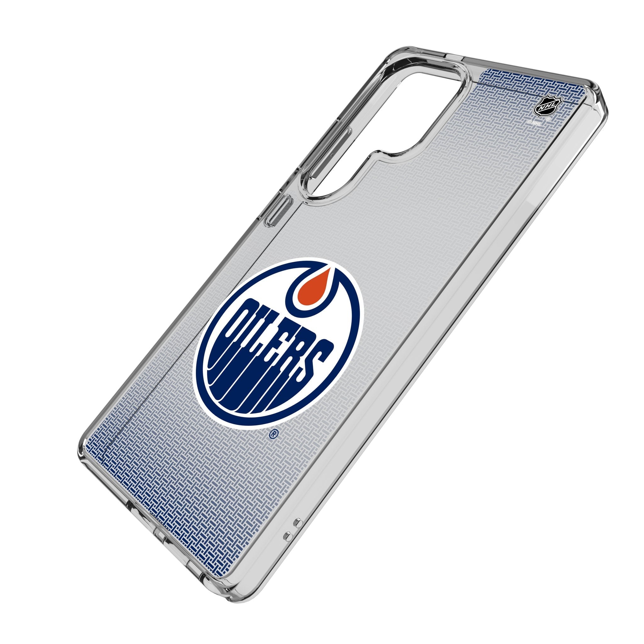 Edmonton Oilers Linen Clear Phone Case for Samsung Galaxy