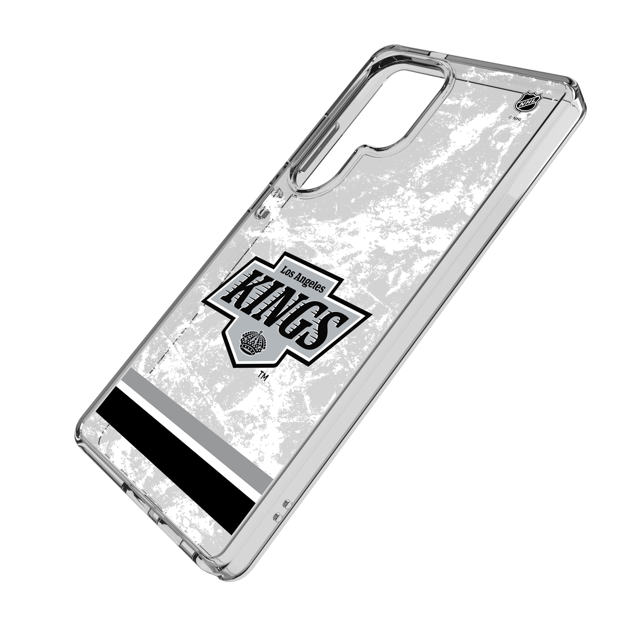 LA Kings Ice Stripe Clear Phone Case for Samsung Galaxy