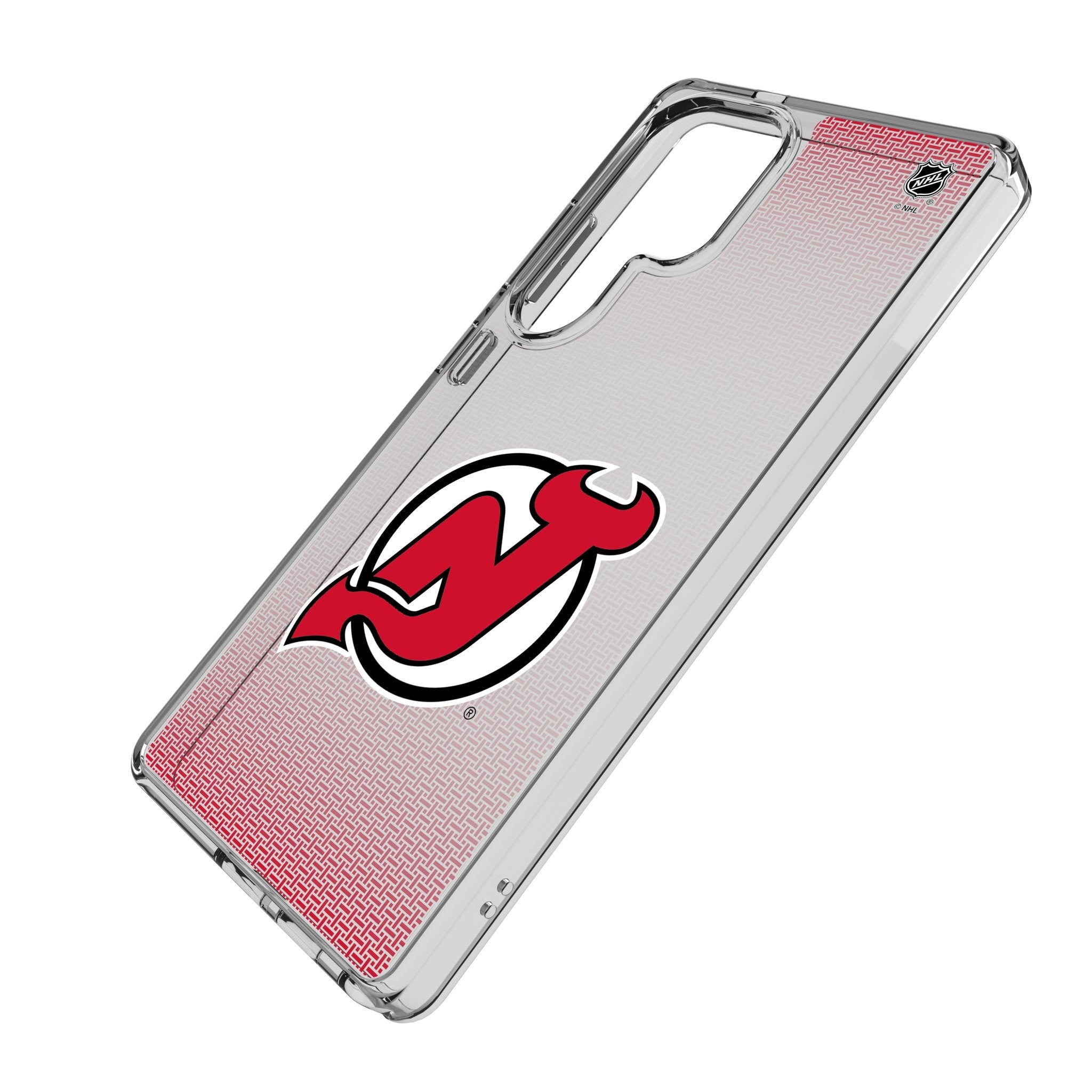 New Jersey Devils Linen Clear Phone Case for Samsung Galaxy