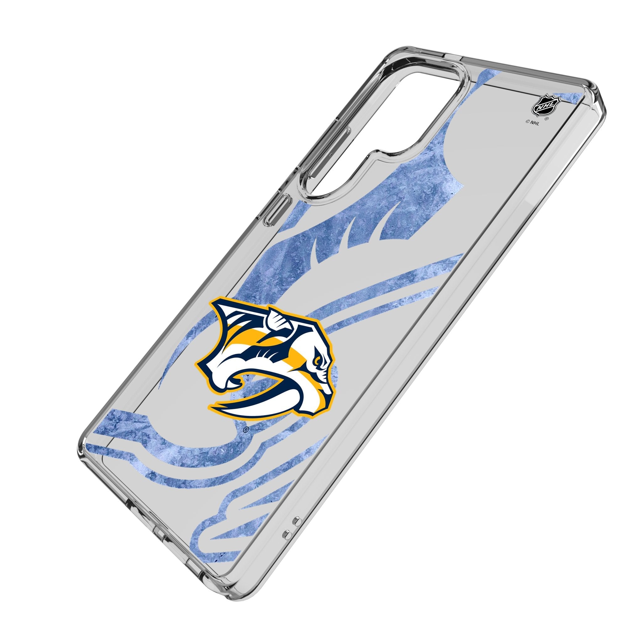 Nashville Predators Ice Tilt Clear Phone Case for Samsung Galaxy