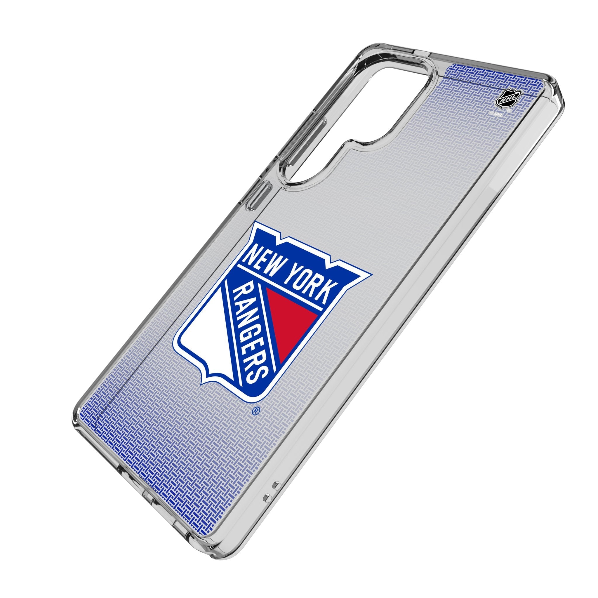 New York Rangers Linen Clear Phone Case for Samsung Galaxy