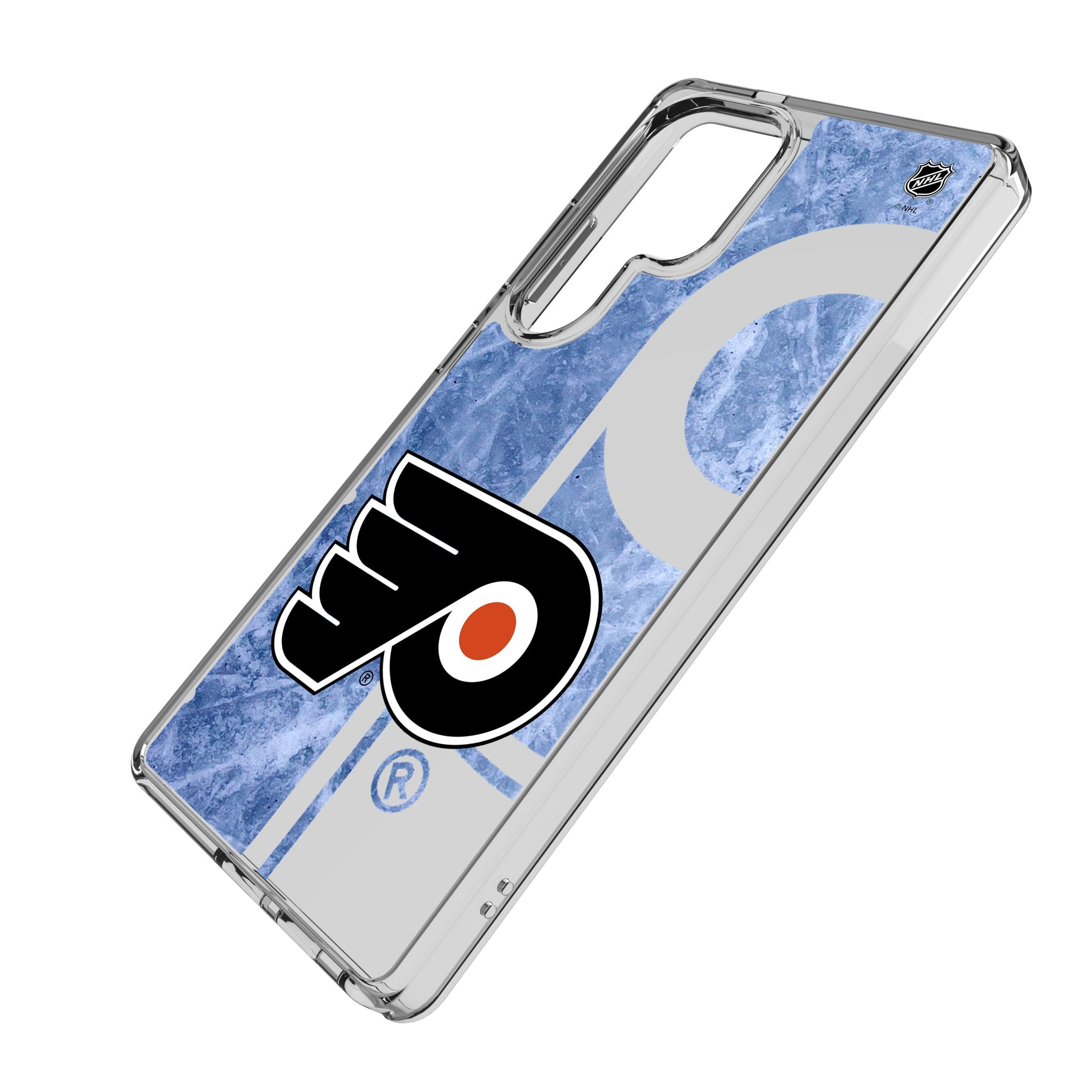 Philadelphia Flyers Ice Tilt Clear Phone Case for Samsung Galaxy