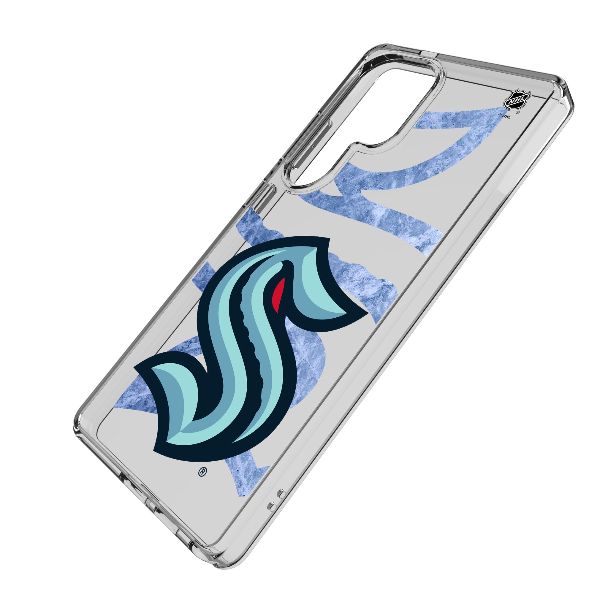 Seattle Kraken Ice Tilt Clear Phone Case for Samsung Galaxy