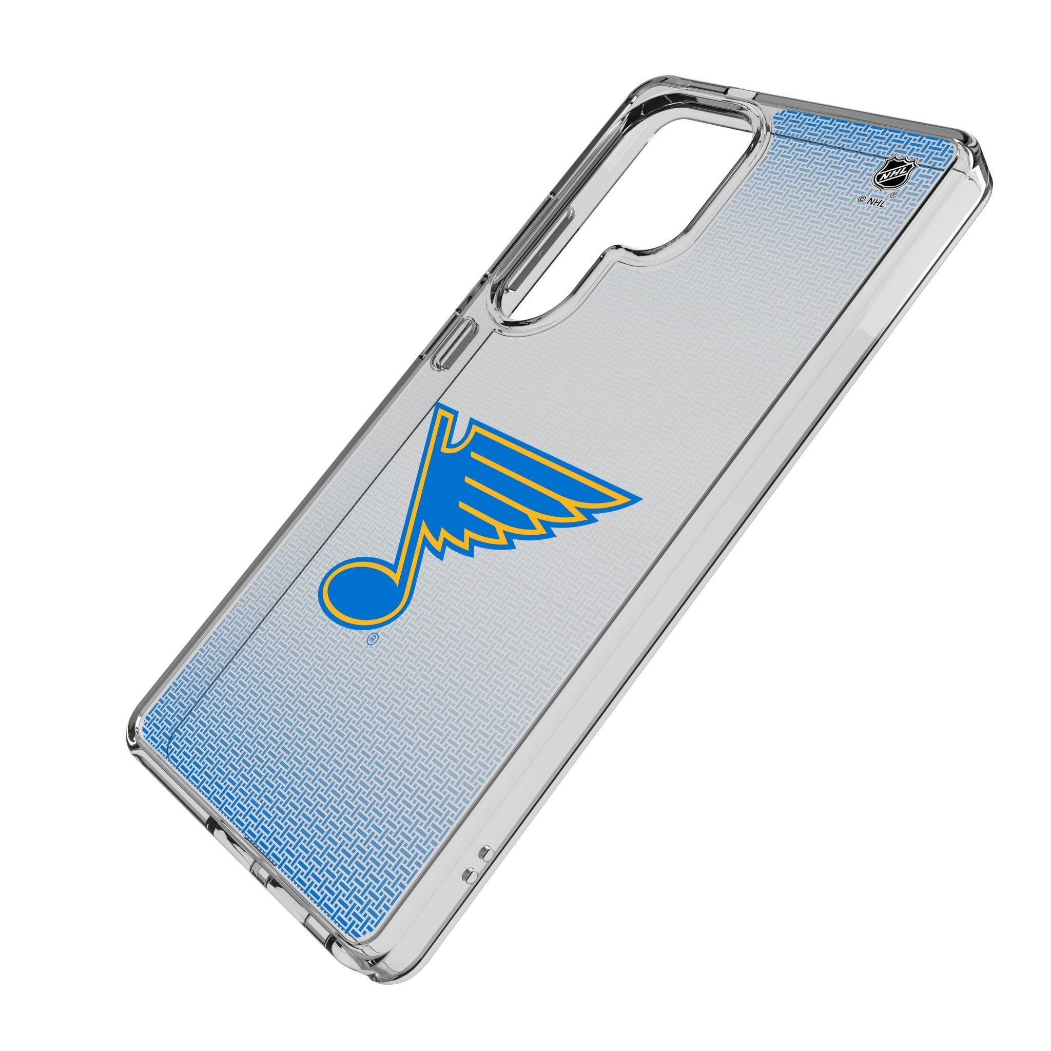 St. Louis Blues Linen Clear Phone Case for Samsung Galaxy