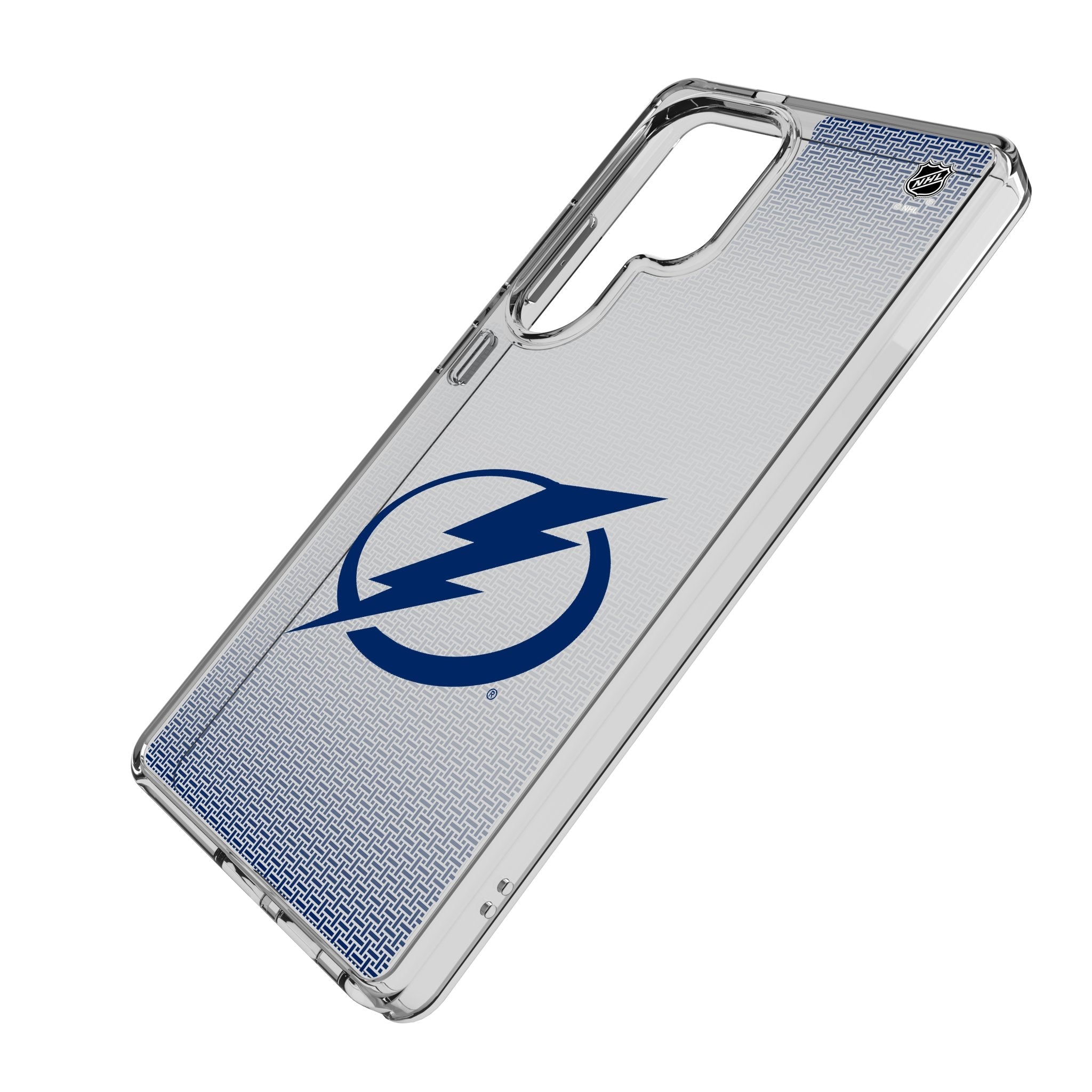 Tampa Bay Lightning Linen Clear Phone Case for Samsung Galaxy