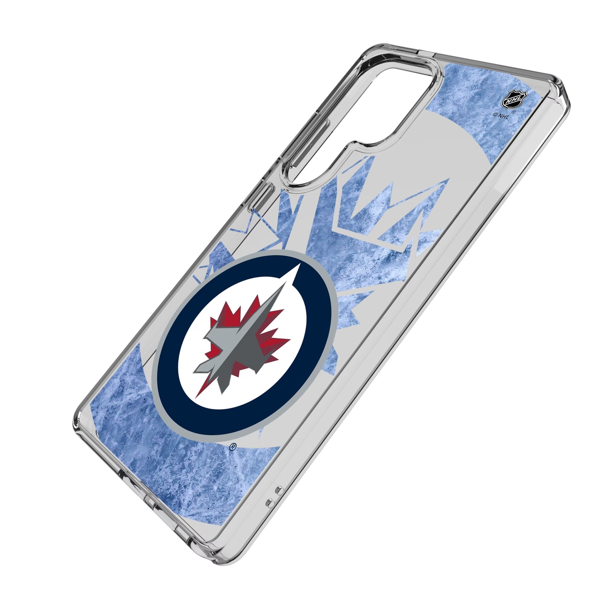 Winnipeg Jets Ice Tilt Clear Phone Case for Samsung Galaxy