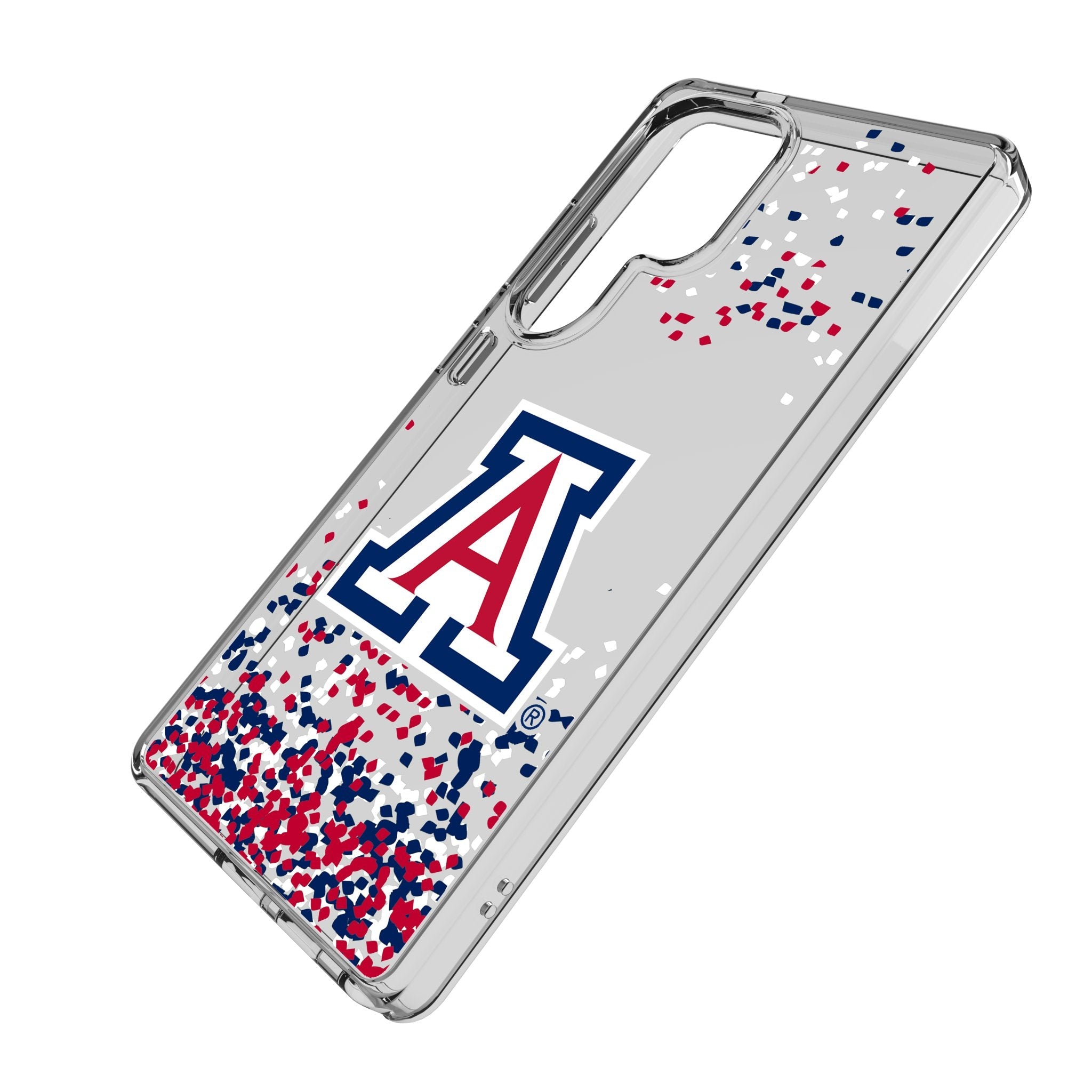 University of Arizona Wildcats Confetti Clear Phone Case for Samsung Galaxy