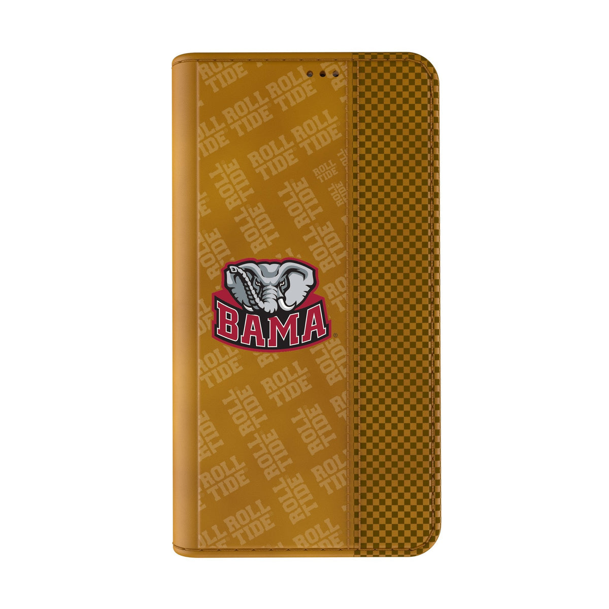 University of Alabama Crimson Tide Script A Quadtile Folio Phone Case for Apple iPhone 2