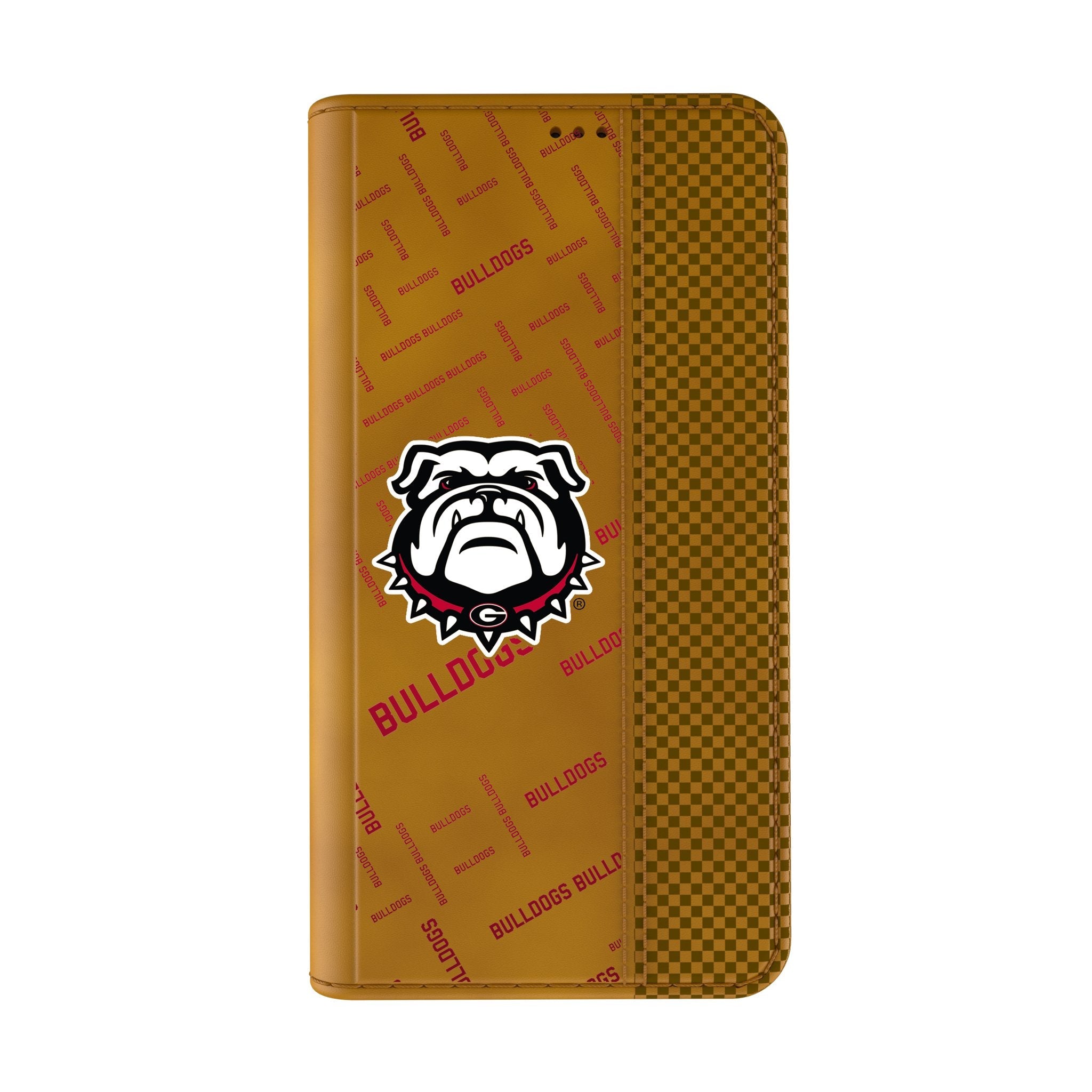 University of Georgia Bulldogs Uga Quadtile Folio Phone Case for Apple iPhone 2