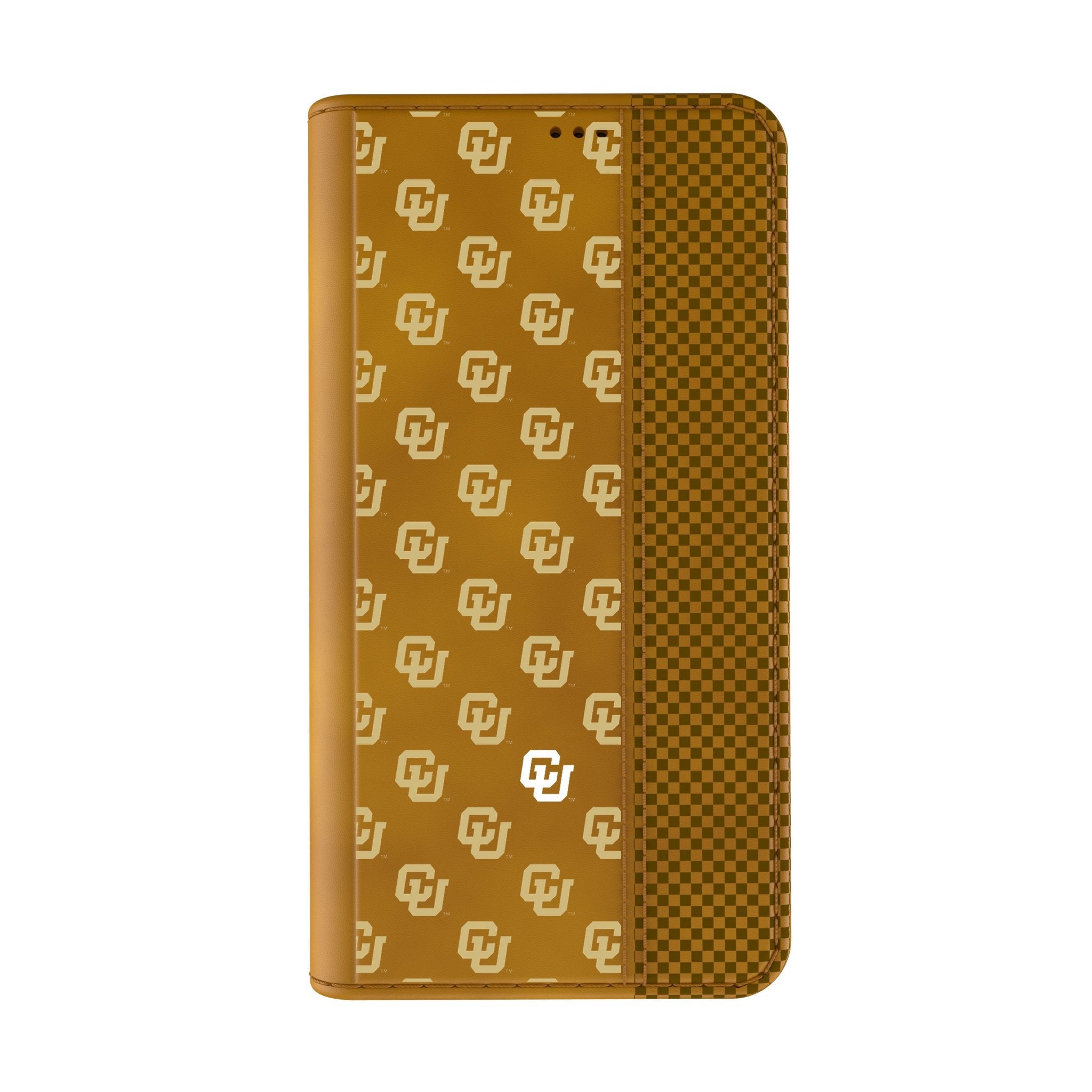 University of Colorado Buffaloes Fashion Pattern Folio Phone Case for Apple iPhone 2