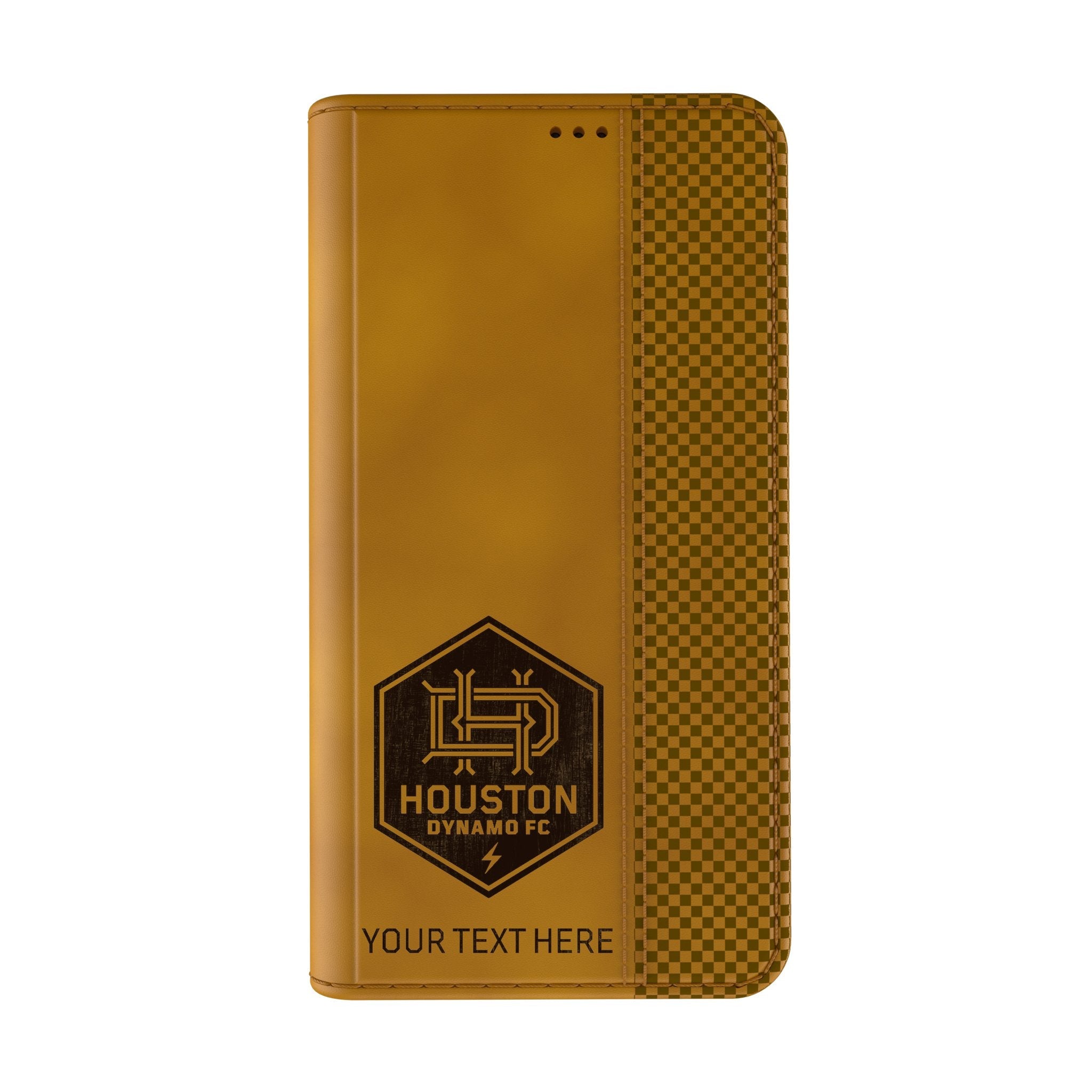 Houston Dynamo Personalized Burn Folio Phone Case for Apple iPhone