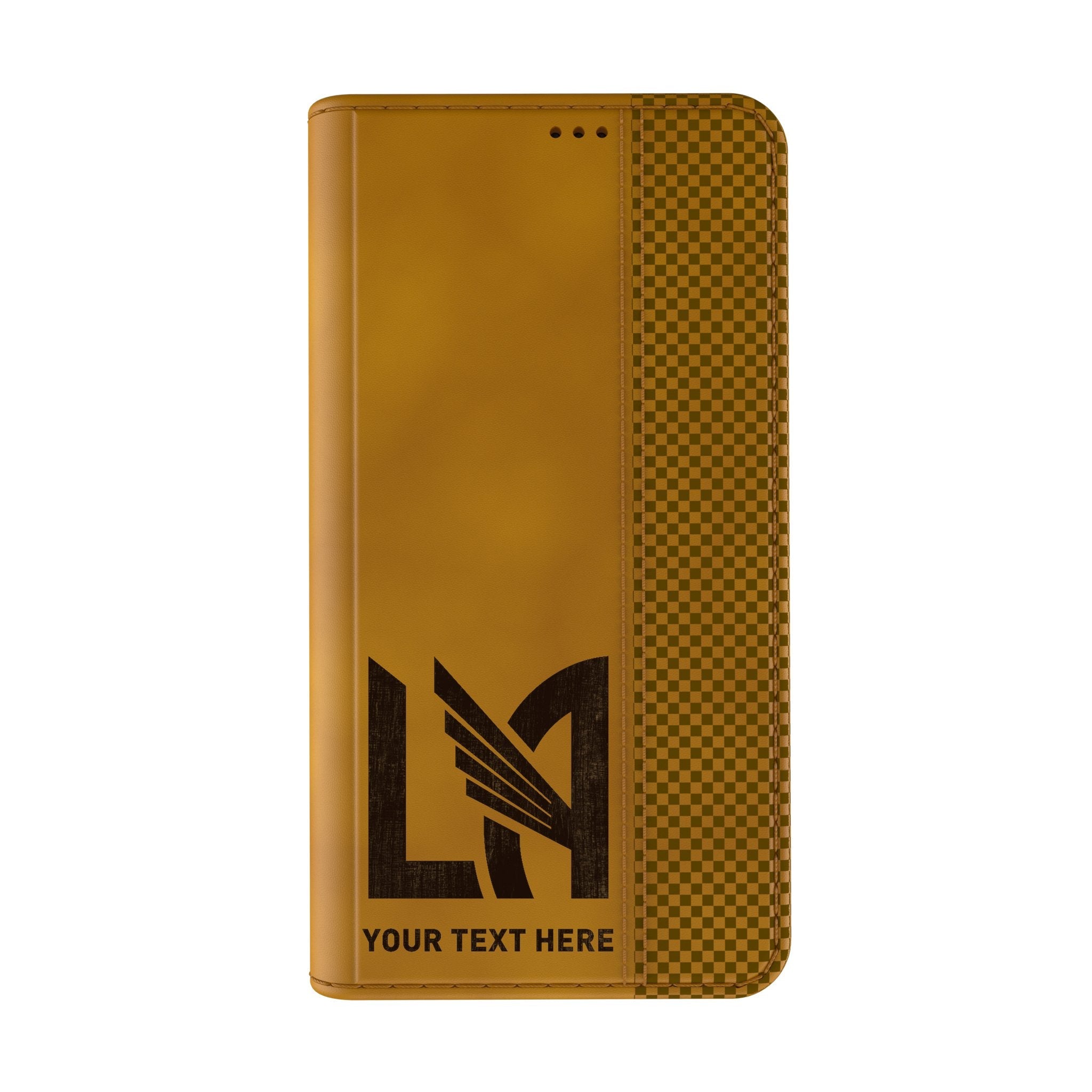 Los Angeles Football Club Personalized Burn Folio Phone Case for Apple iPhone