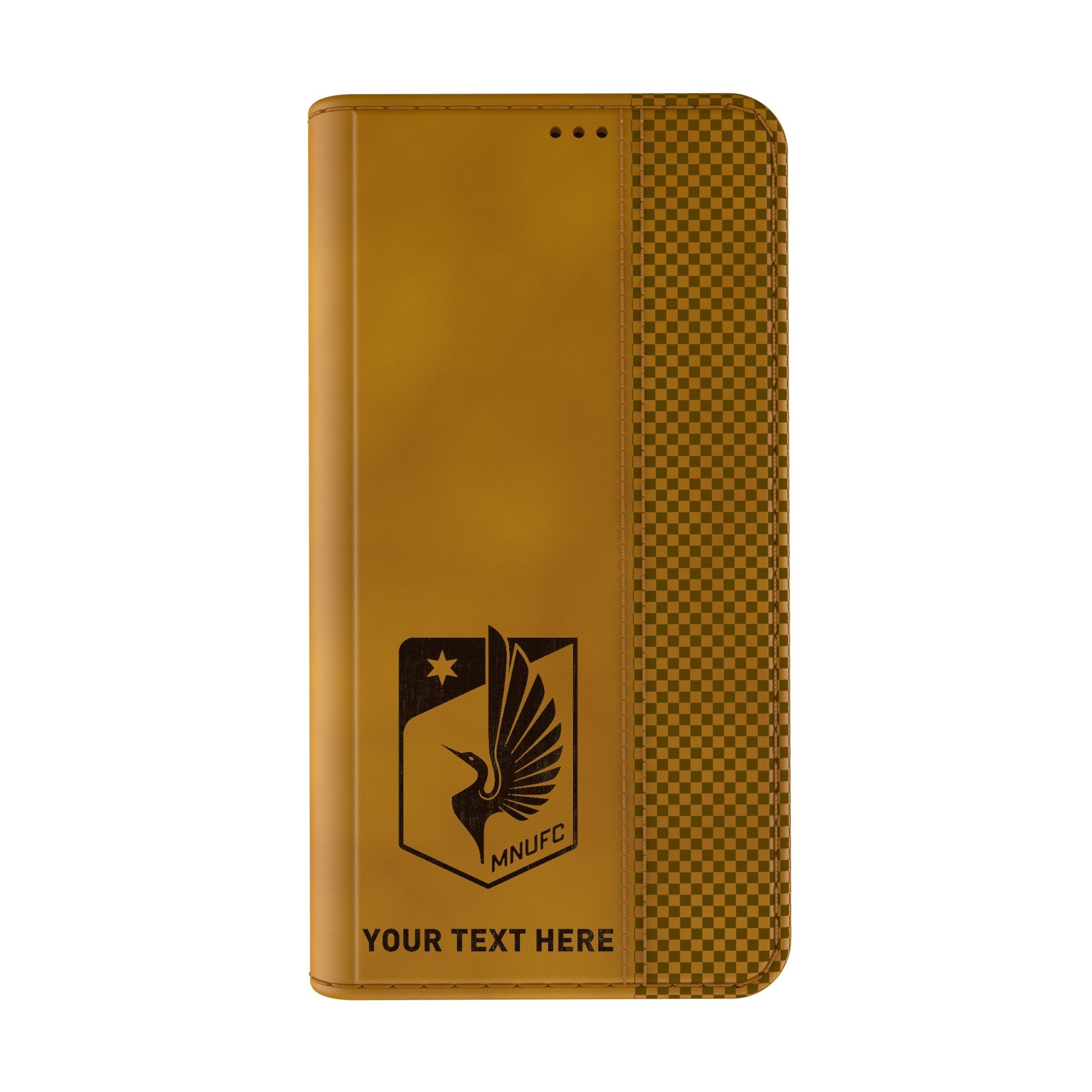 Minnesota United FC Personalized Burn Folio Phone Case for Apple iPhone
