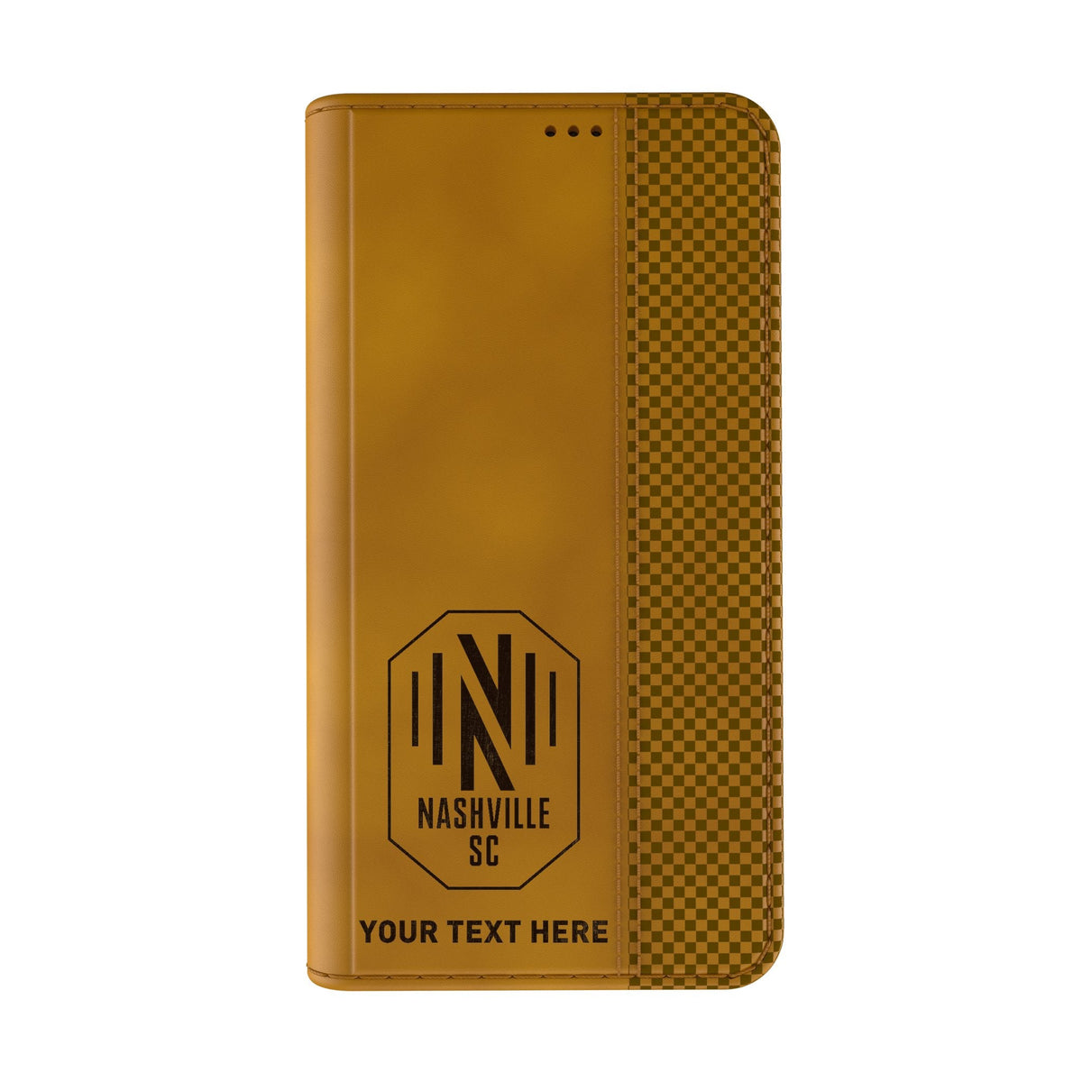 Nashville SC Personalized Burn Folio Phone Case for Apple iPhone