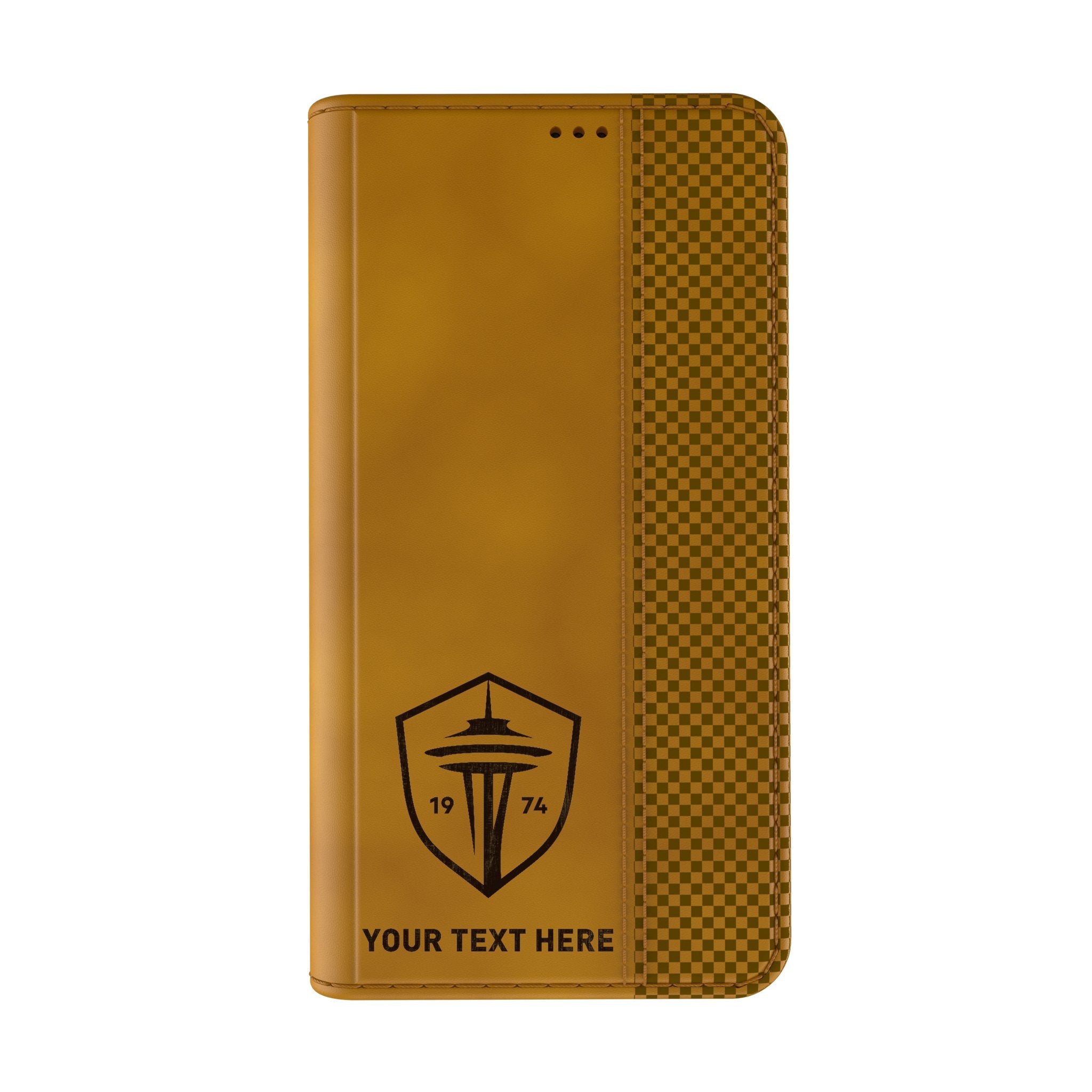 Seattle Sounders FC Personalized Burn Folio Phone Case for Apple iPhone 2