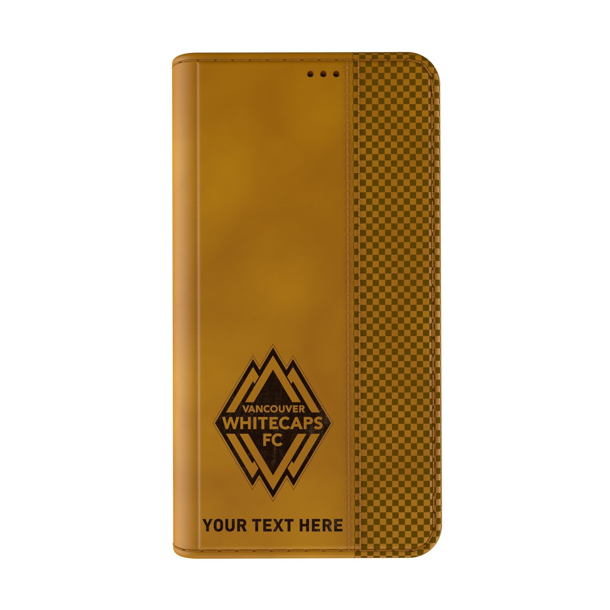 Vancouver Whitecaps Personalized Burn Folio Phone Case for Apple iPhone