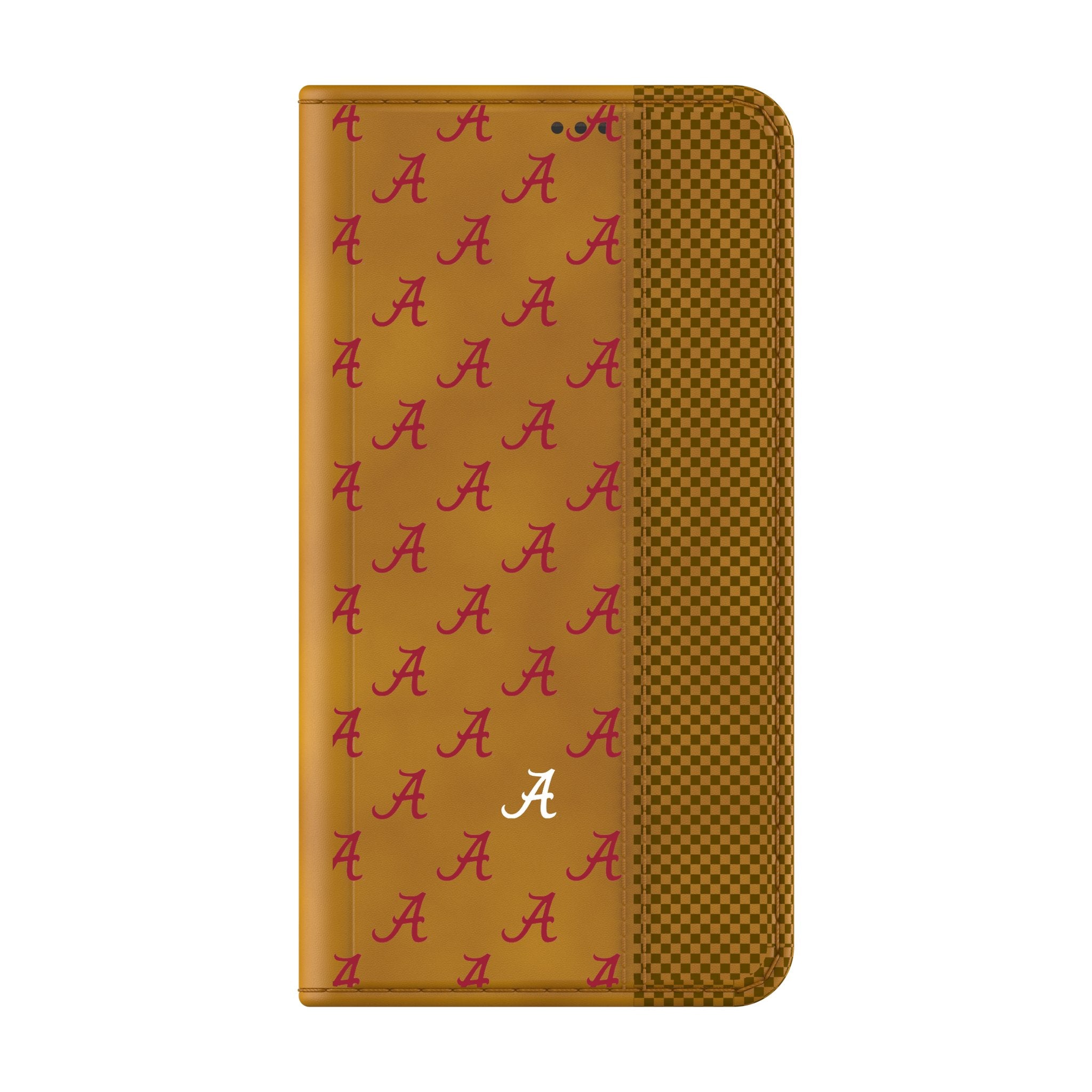 University of Alabama Crimson Tide Script A Fashion Pattern Folio Phone Case for Samsung Galaxy 2