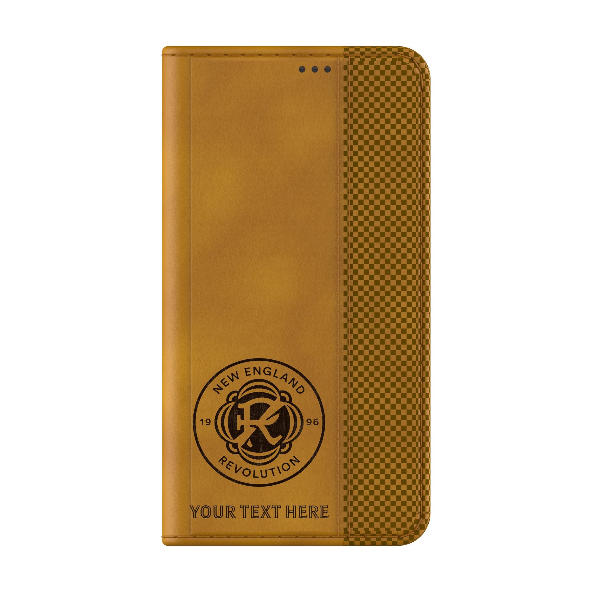 New England Revolution Personalized Burn Folio Phone Case for Samsung Galaxy