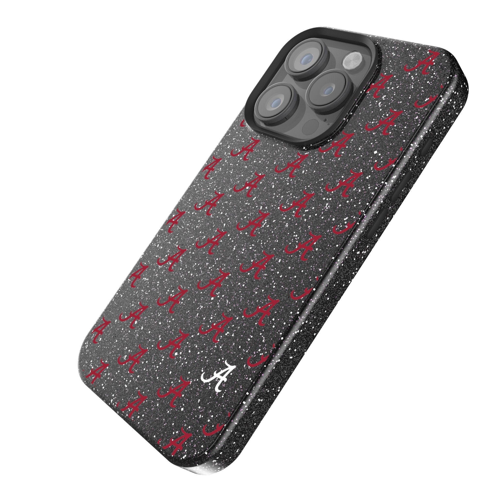 University of Alabama Crimson Tide Script A Fashion Pattern Bling Phone Case for Apple iPhone