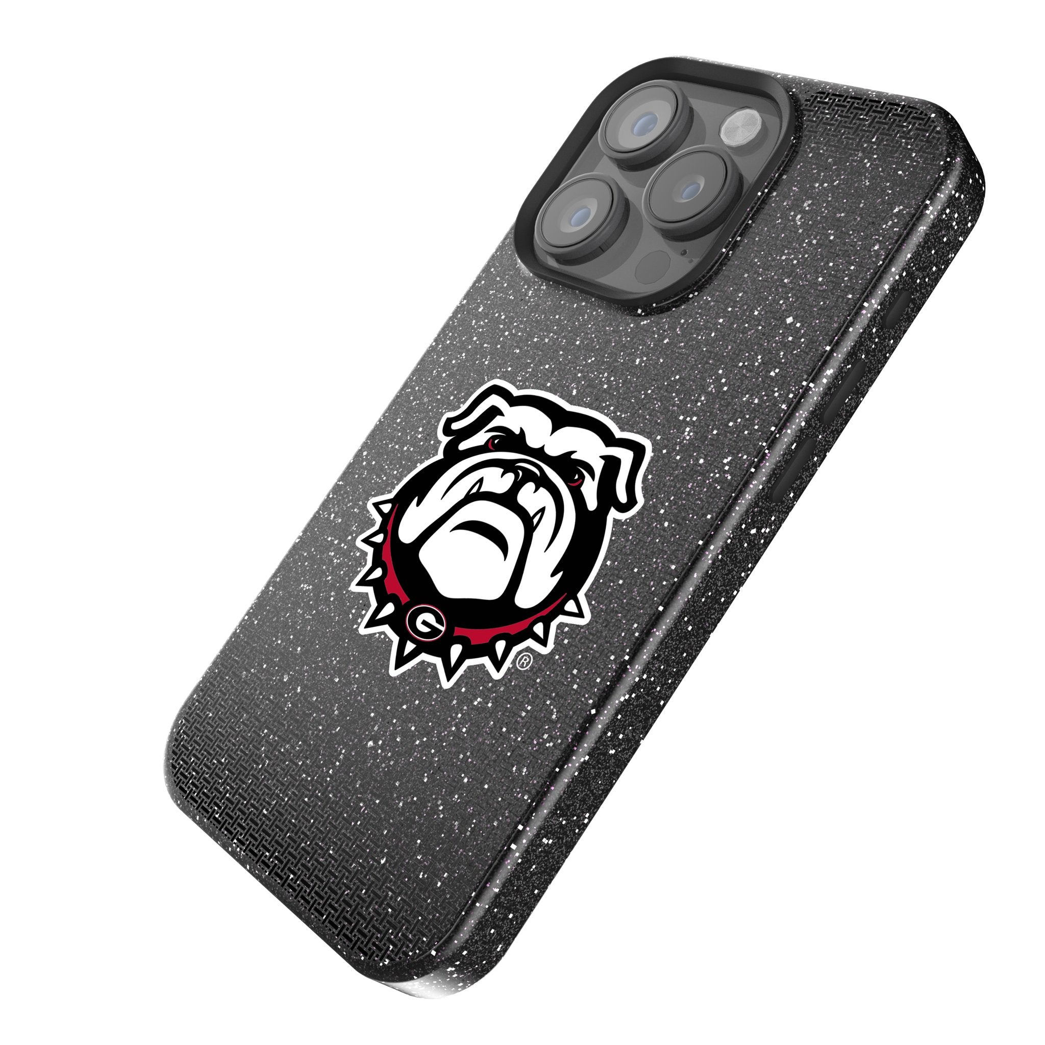 University of Georgia Bulldogs Uga Linen Bling Phone Case for Apple iPhone 2