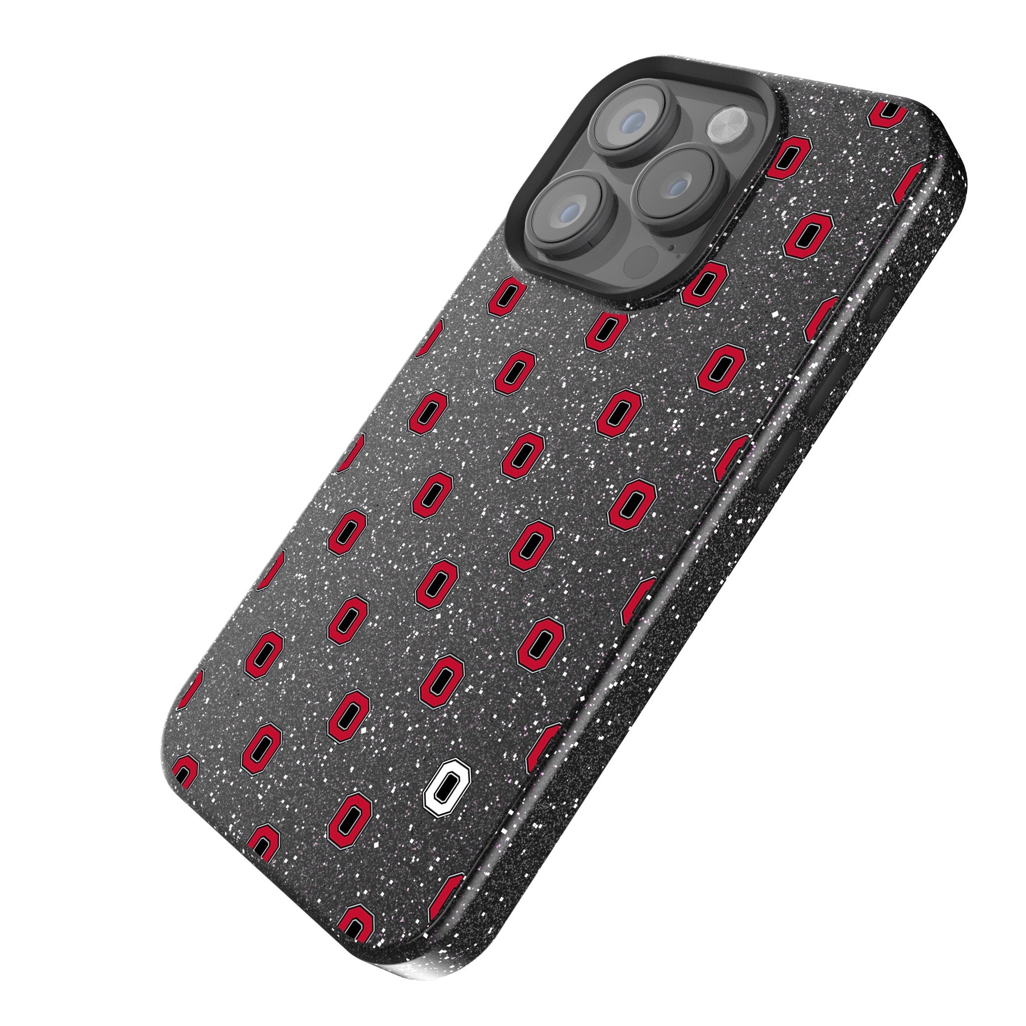 Ohio State University Buckeyes Fashion Pattern Bling Phone Case for Apple iPhone