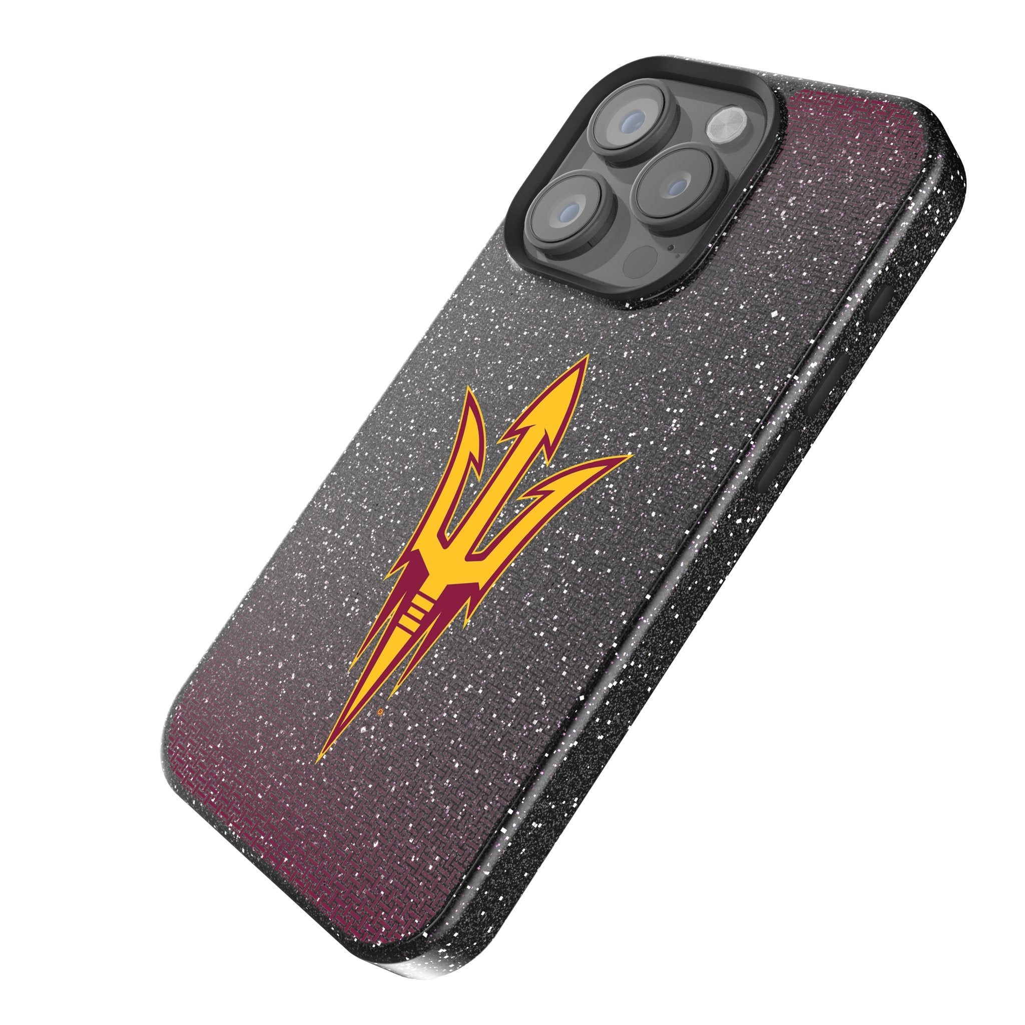 Arizona State University Sun Devils Linen Bling Phone Case for Apple iPhone