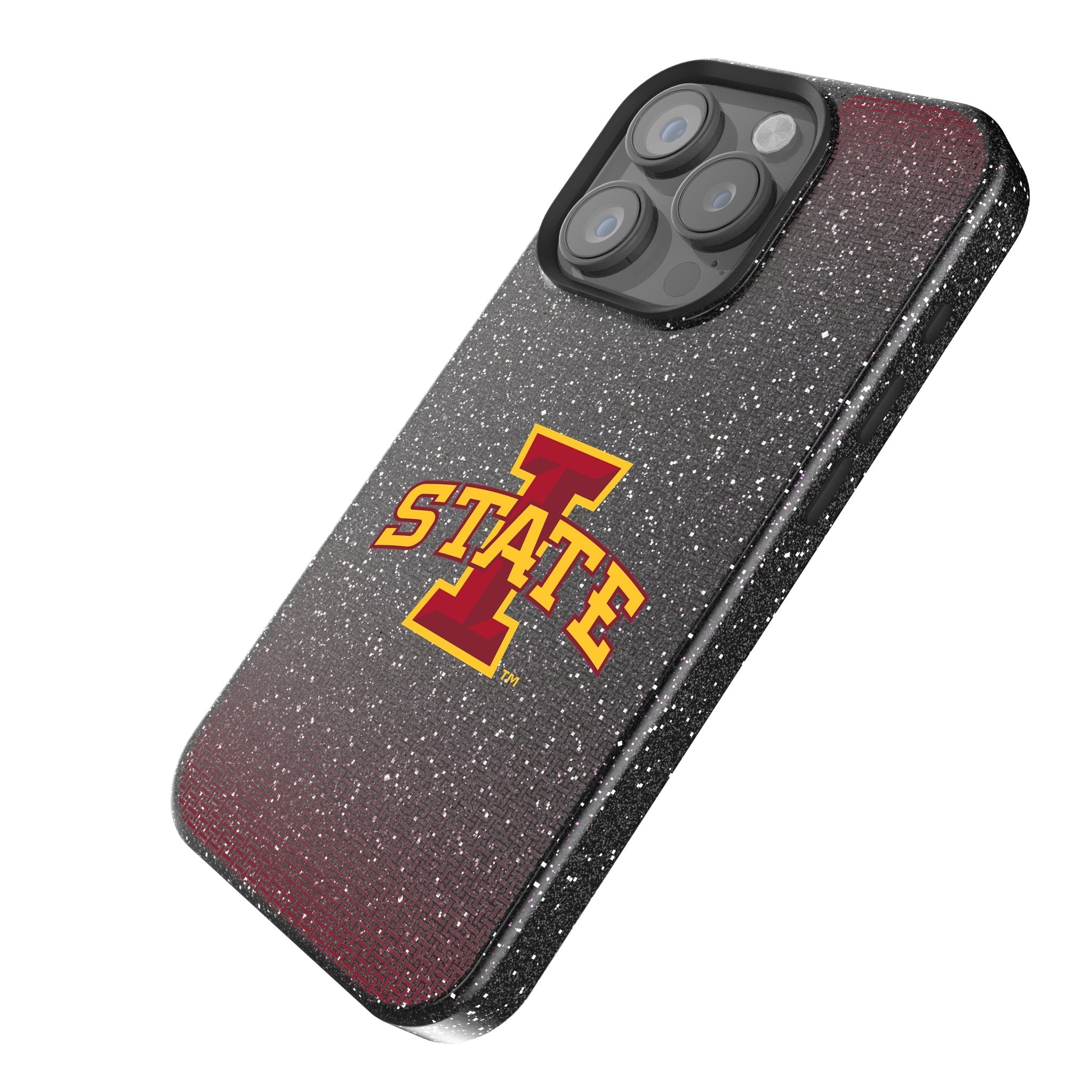 Iowa State University Cyclones Linen Bling Phone Case for Apple iPhone