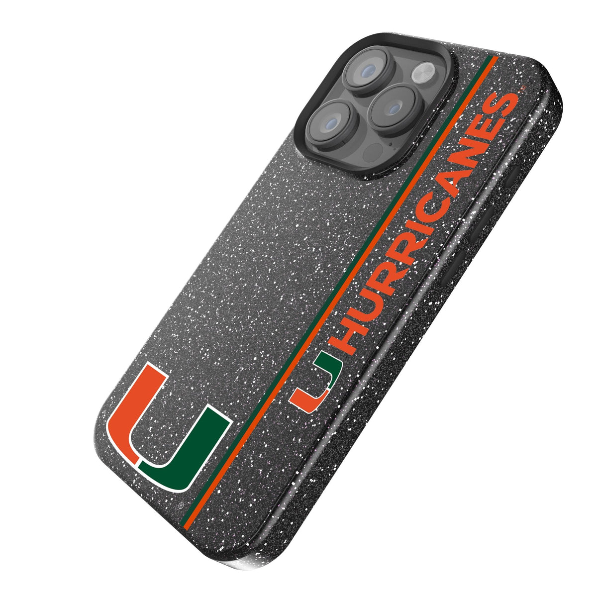 University of Miami Hurricanes Sidebar Bling Phone Case 2