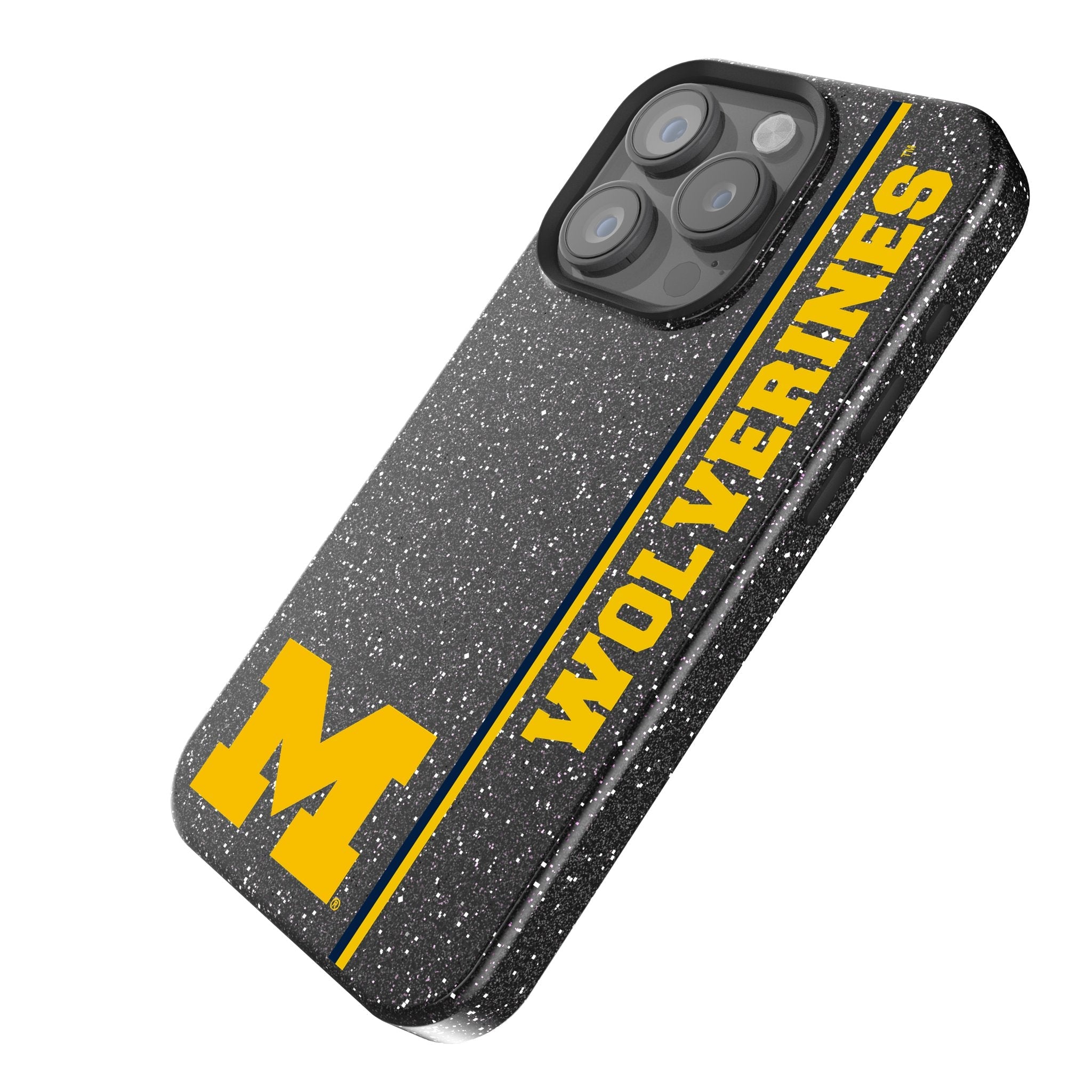 University of Michigan Wolverines Sidebar Bling Phone Case