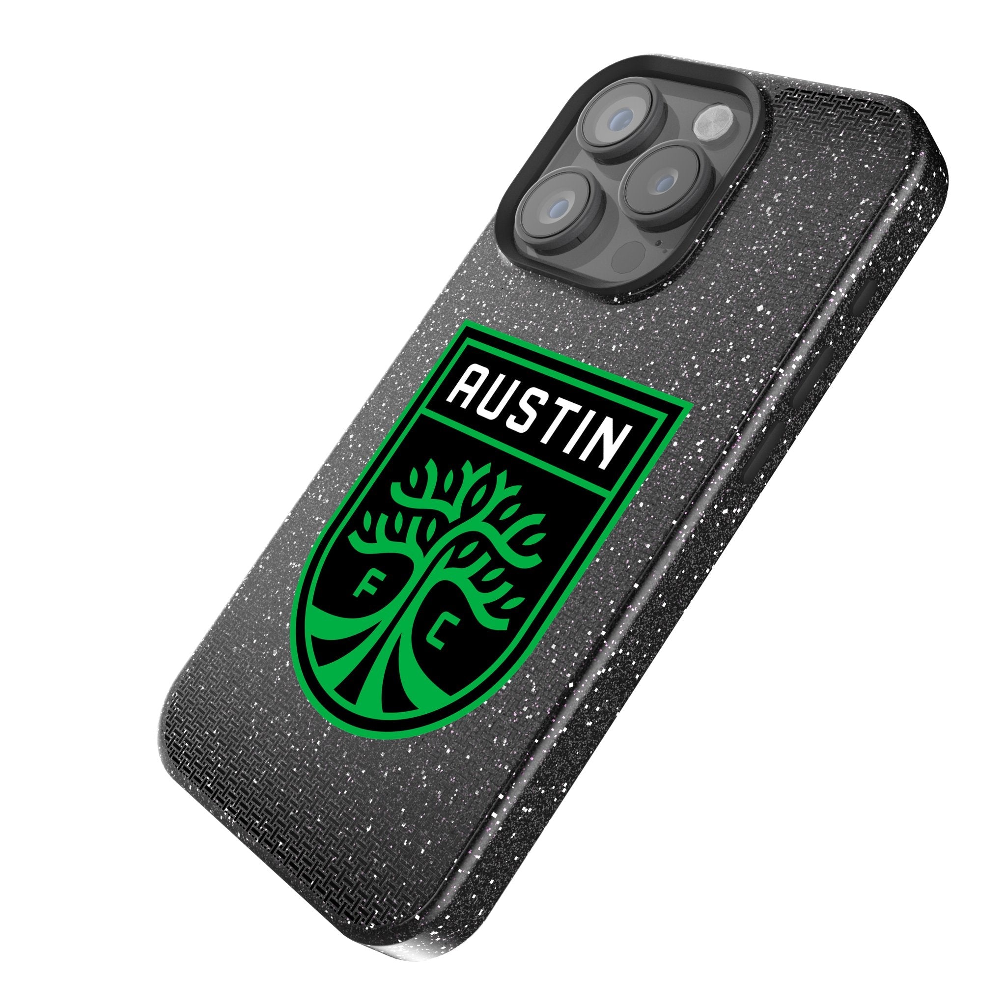 Austin FC Linen Bling Phone Case for Apple iPhone