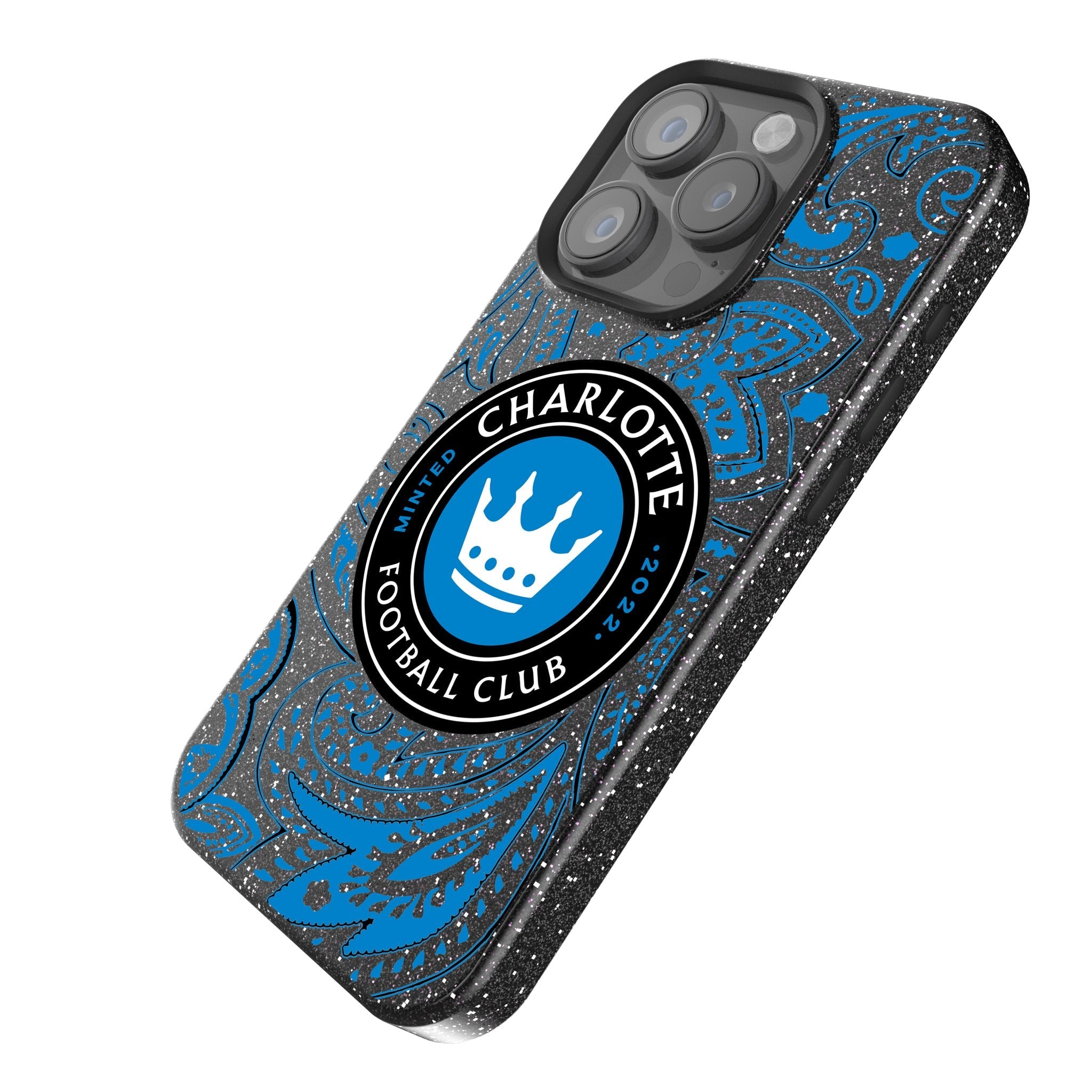 Charlotte FC  Paisley Bling Phone Case