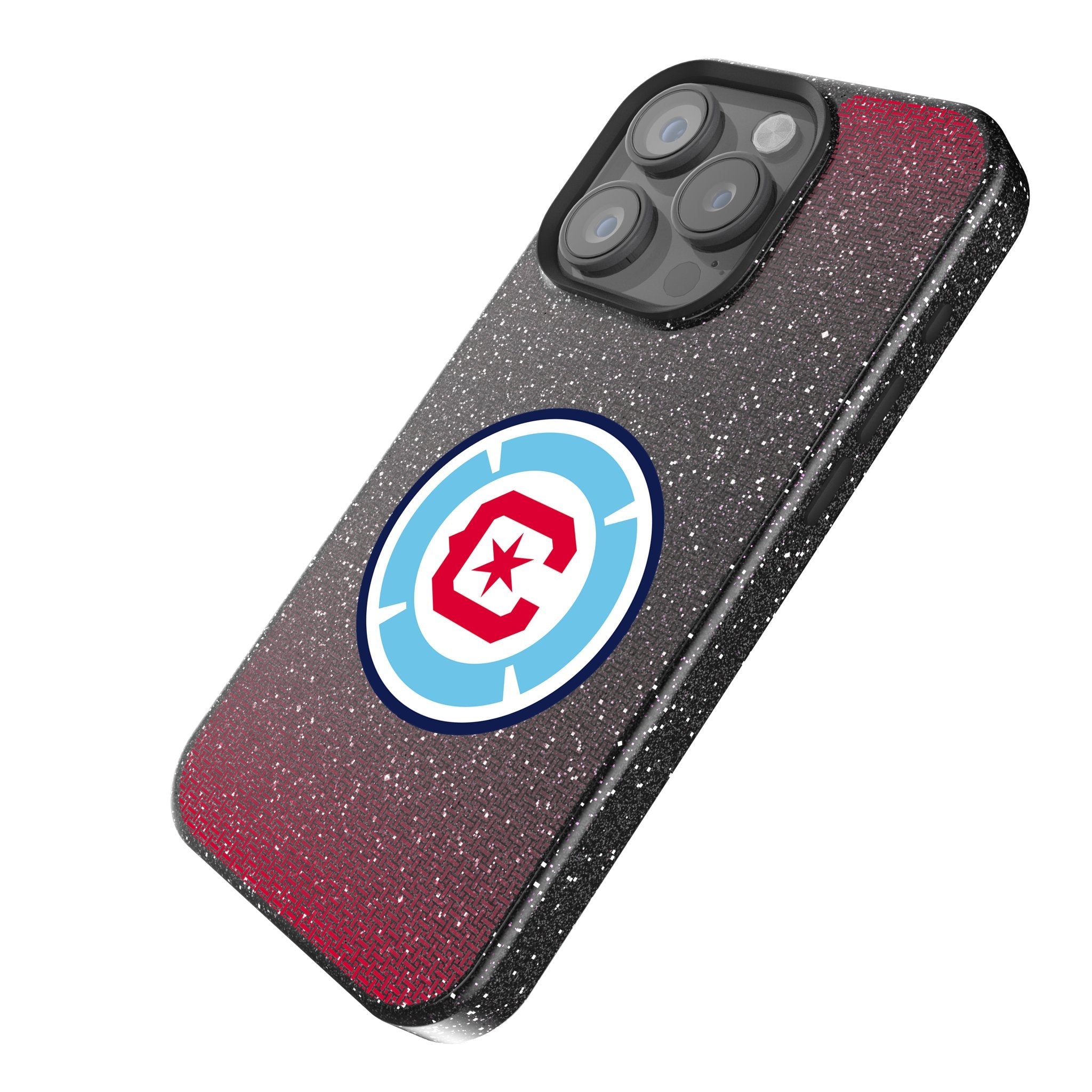 Chicago Fire Linen Bling Phone Case for Apple iPhone