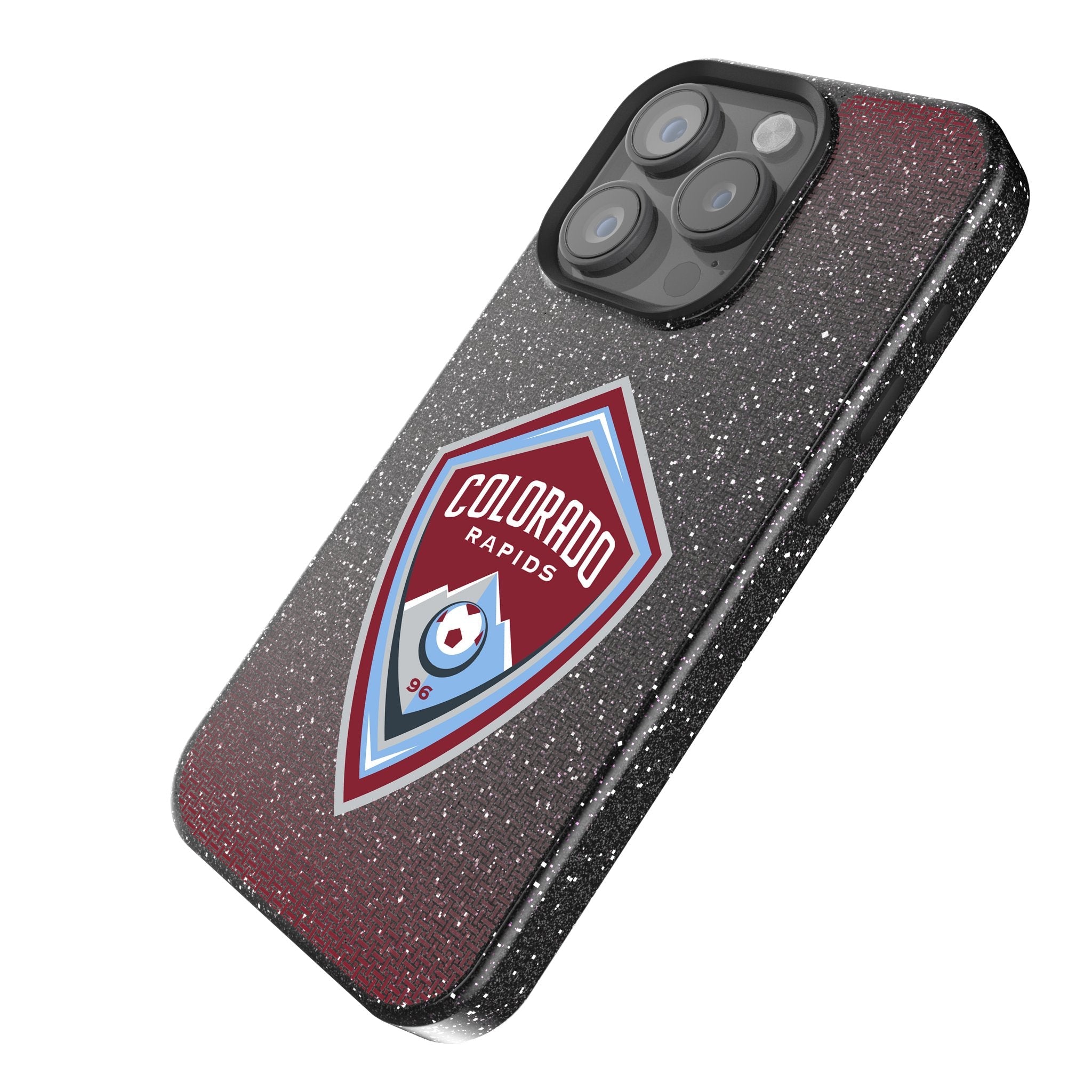 Colorado Rapids Linen Bling Phone Case for Apple iPhone