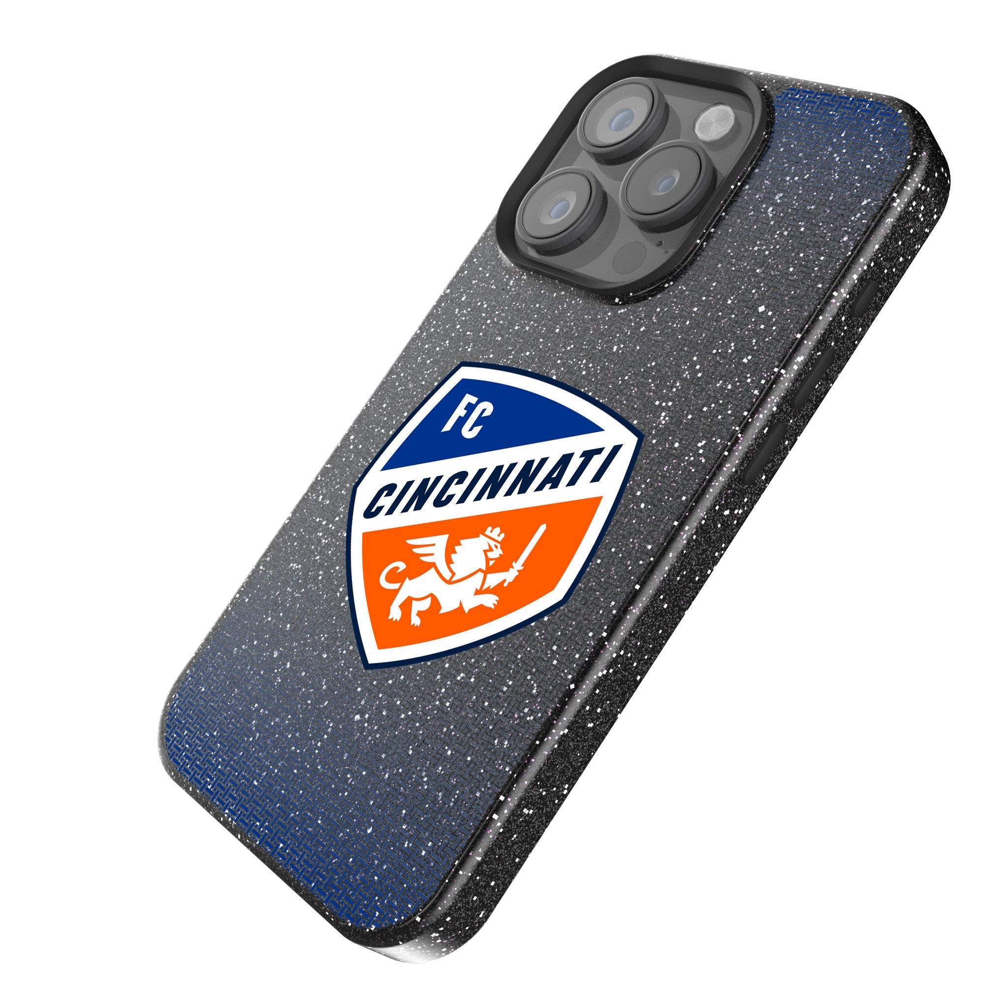 FC Cincinnati Linen Bling Phone Case for Apple iPhone