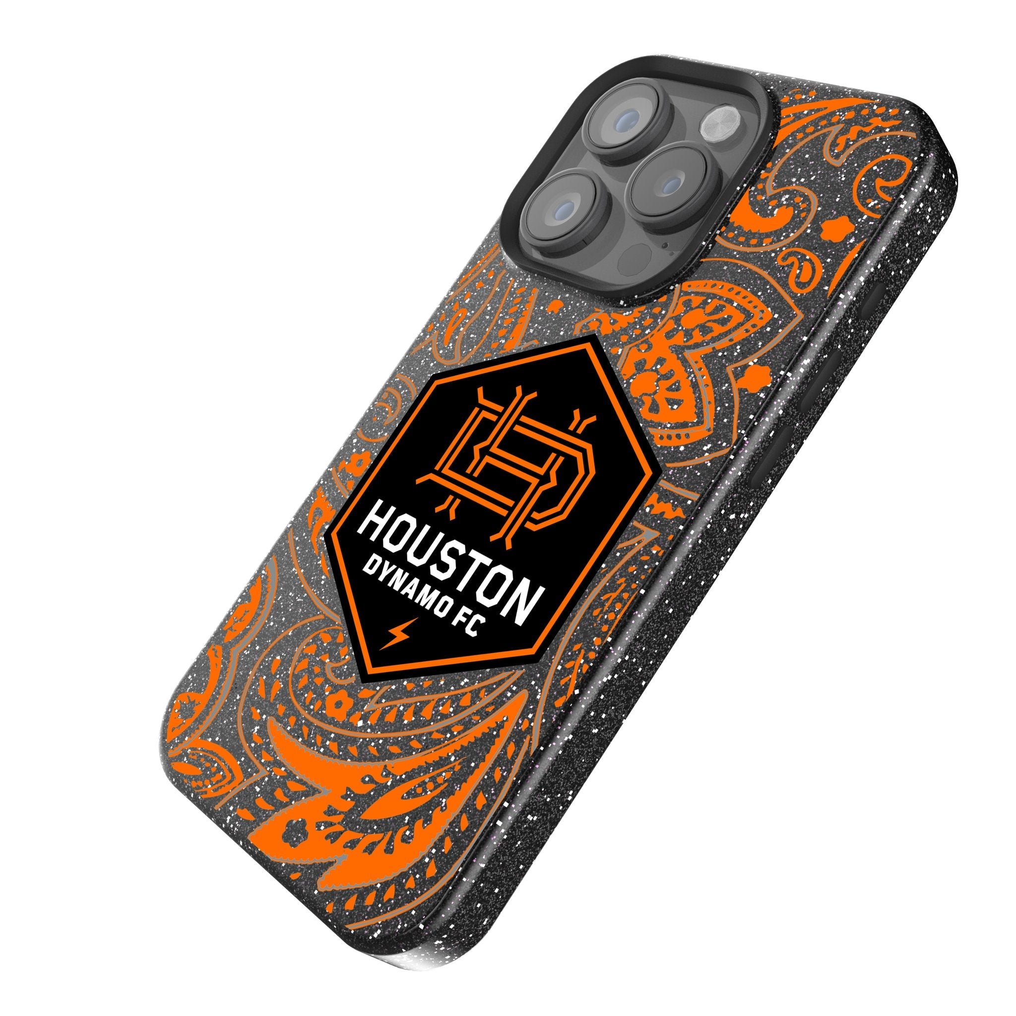 Houston Dynamo  Paisley Bling Phone Case