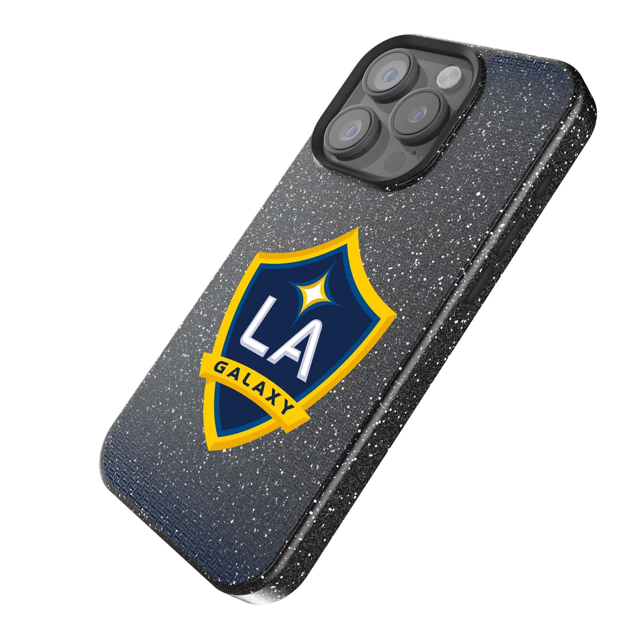 LA Galaxy Linen Bling Phone Case for Apple iPhone