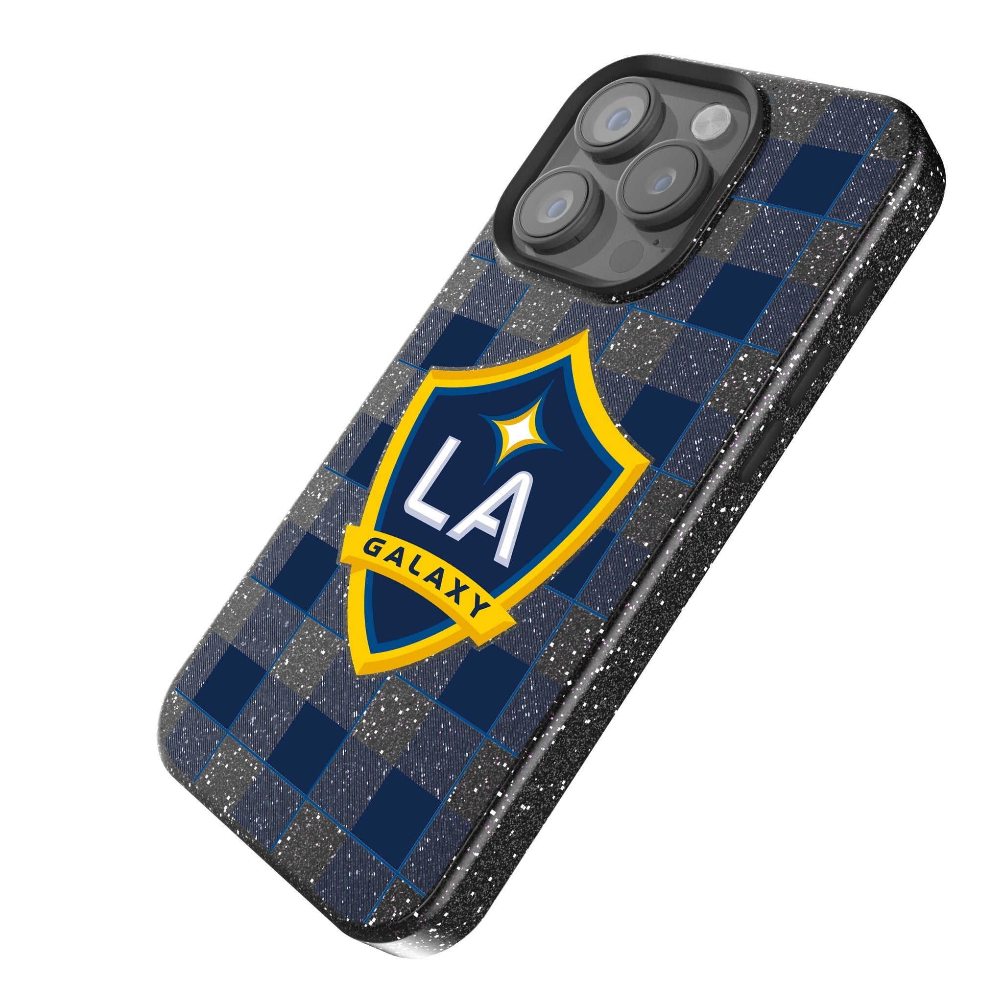 LA Galaxy  Plaid Bling Phone Case