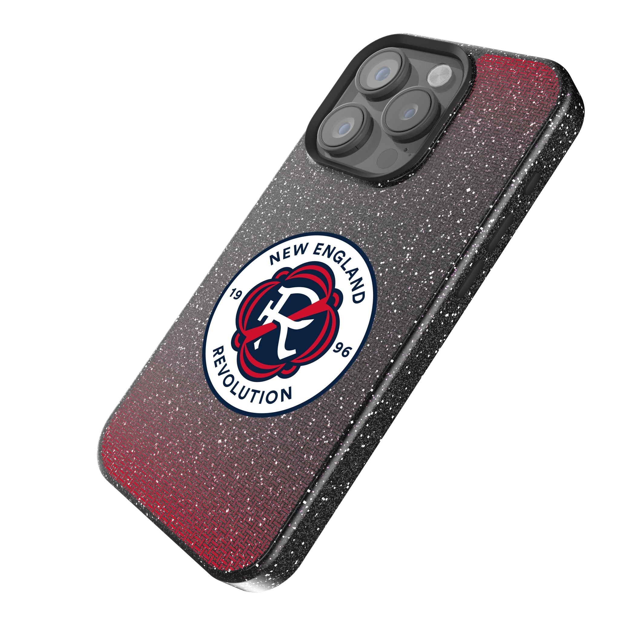 New England Revolution Linen Bling Phone Case for Apple iPhone 2