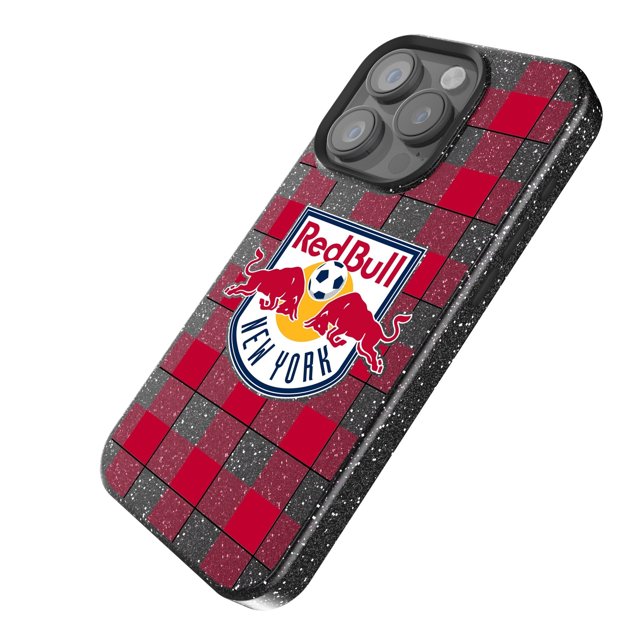 New York Red Bulls  Plaid Bling Phone Case