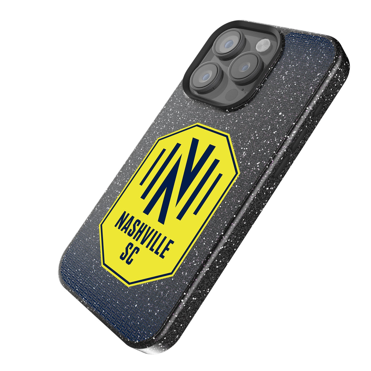 Nashville SC Linen Bling Phone Case for Apple iPhone