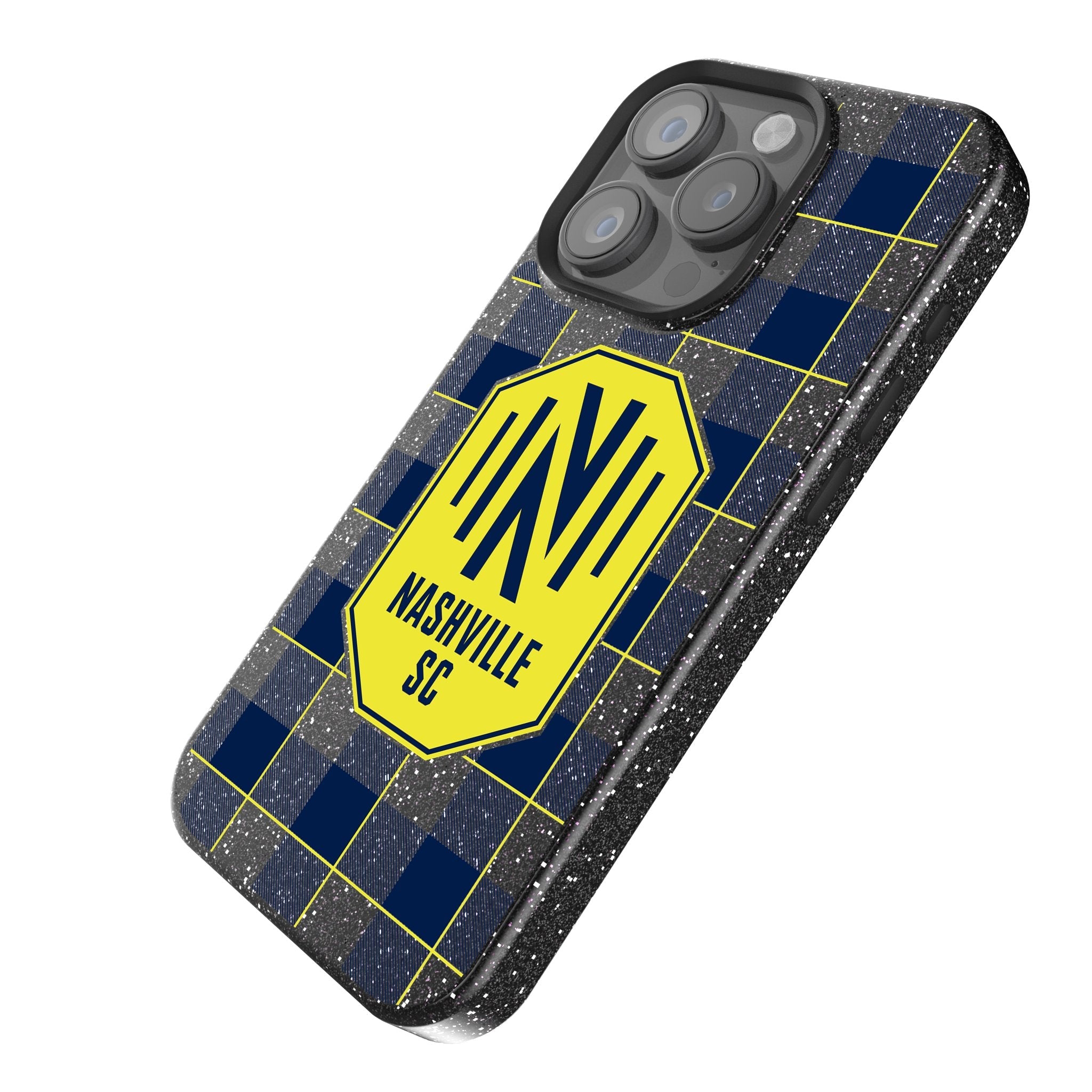 Nashville SC  Plaid Bling Phone Case