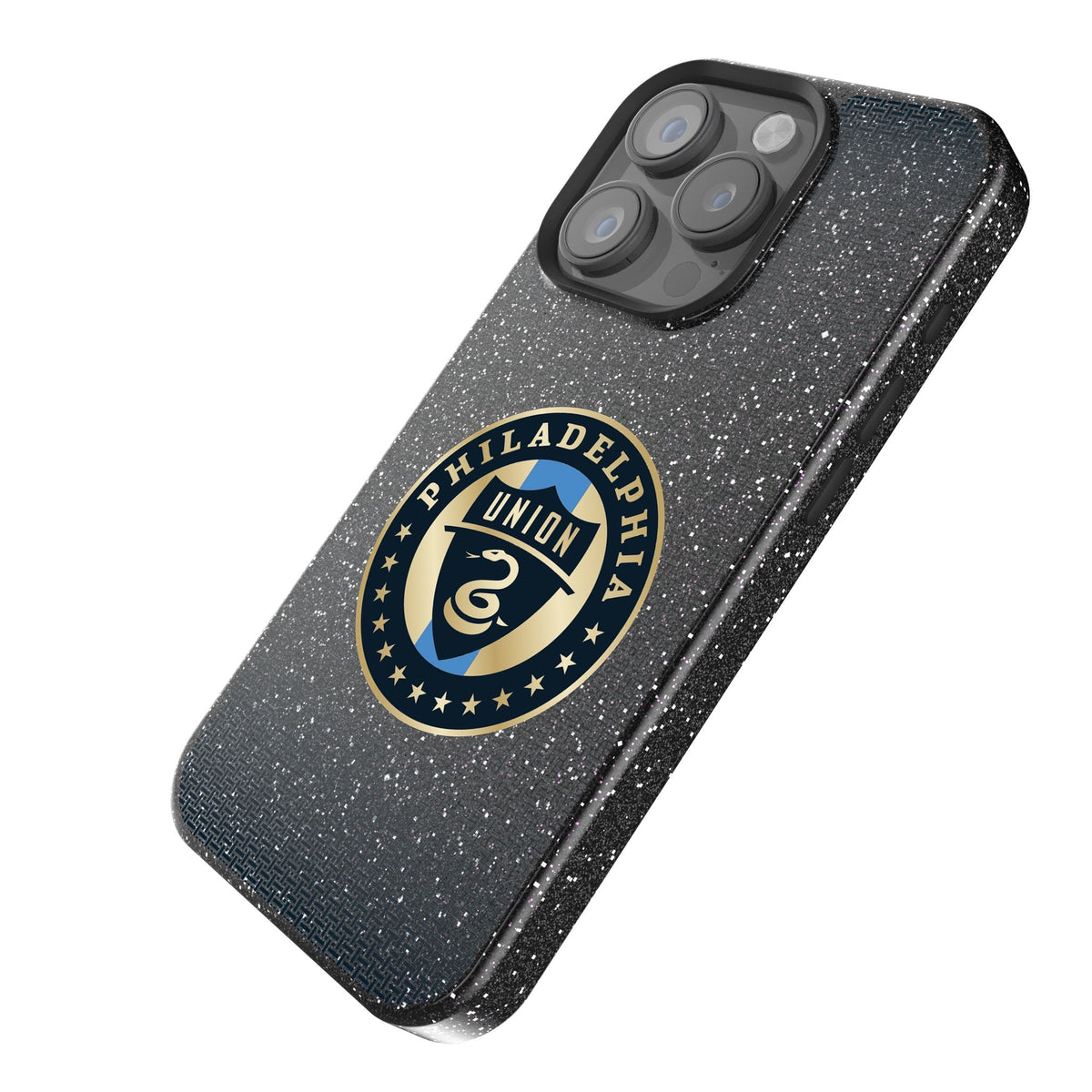 Philadelphia Union Linen Bling Phone Case for Apple iPhone