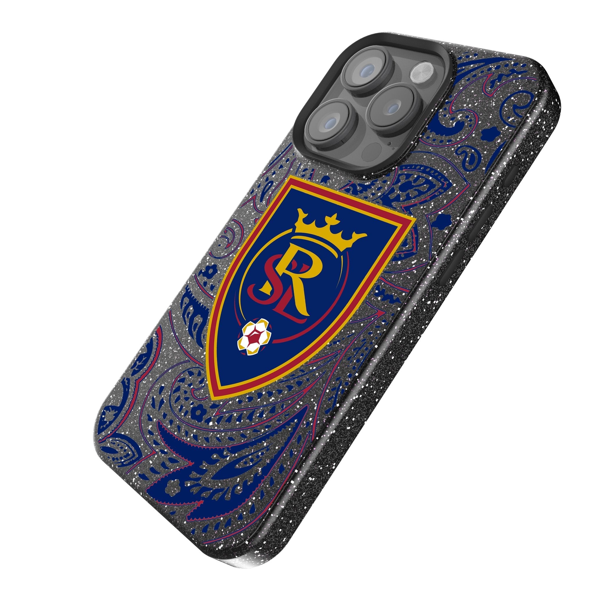 Real Salt Lake   Paisley Bling Phone Case 2