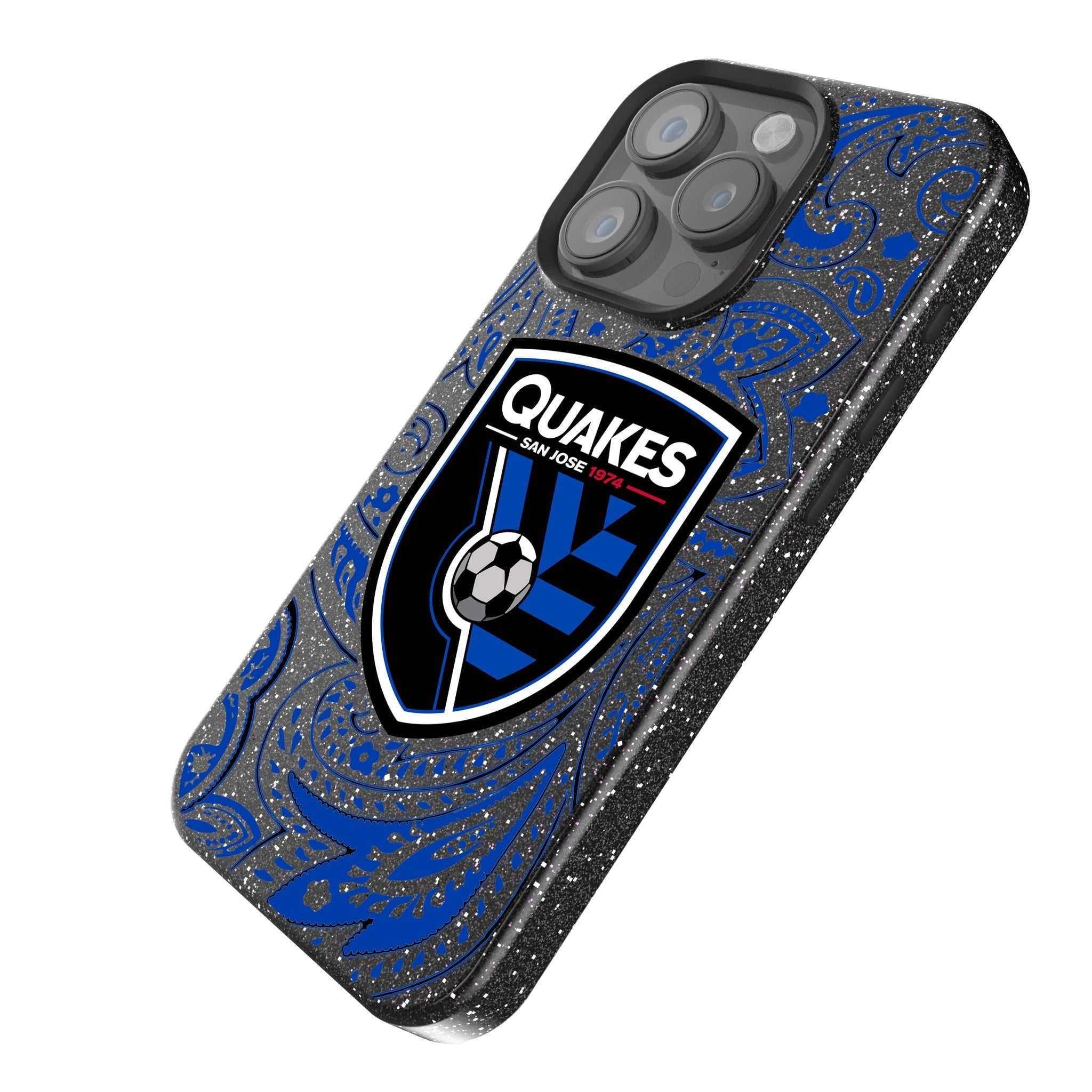 San Jose Earthquakes   Paisley Bling Phone Case