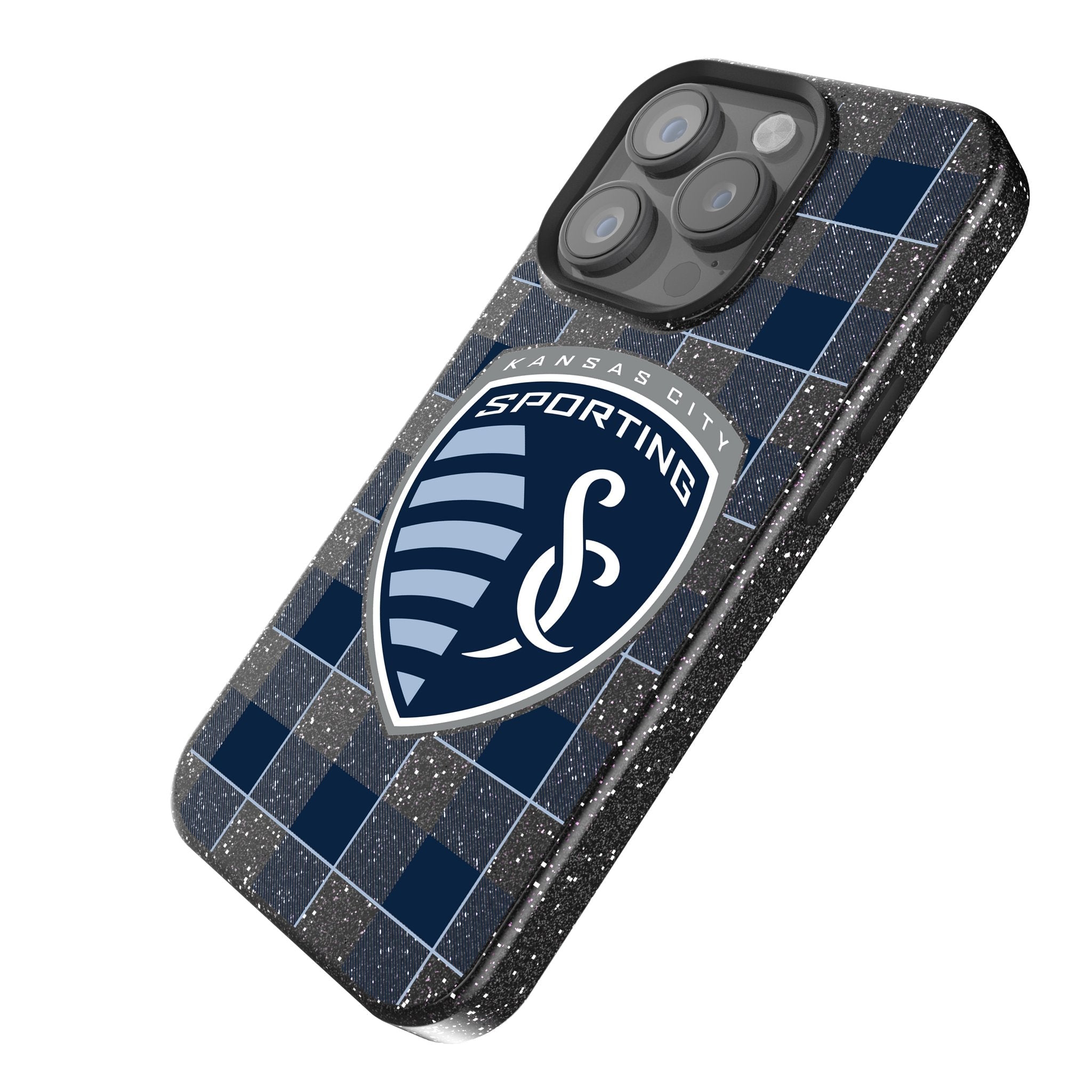 Sporting Kansas City   Plaid Bling Phone Case