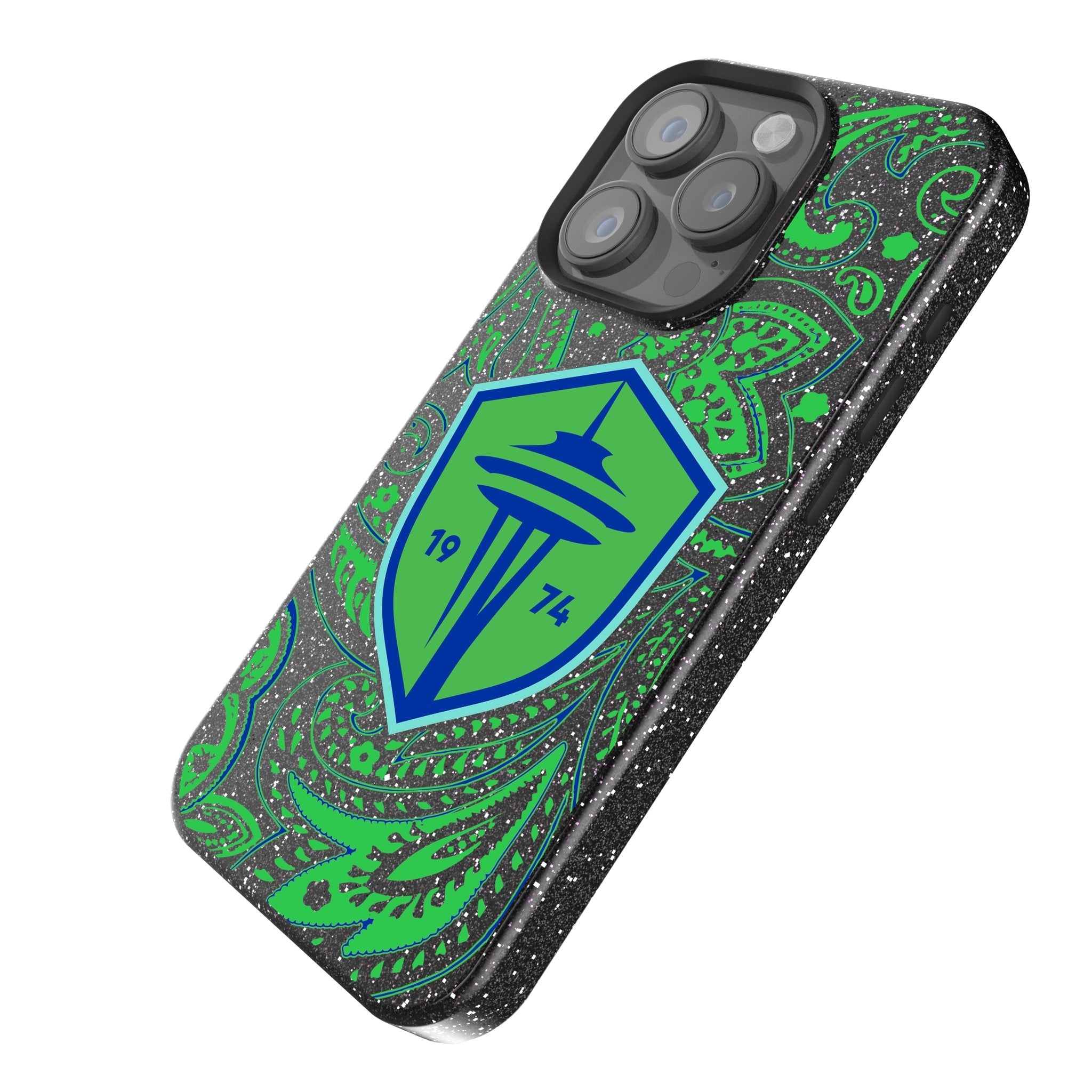 Seattle Sounders FC   Paisley Bling Phone Case