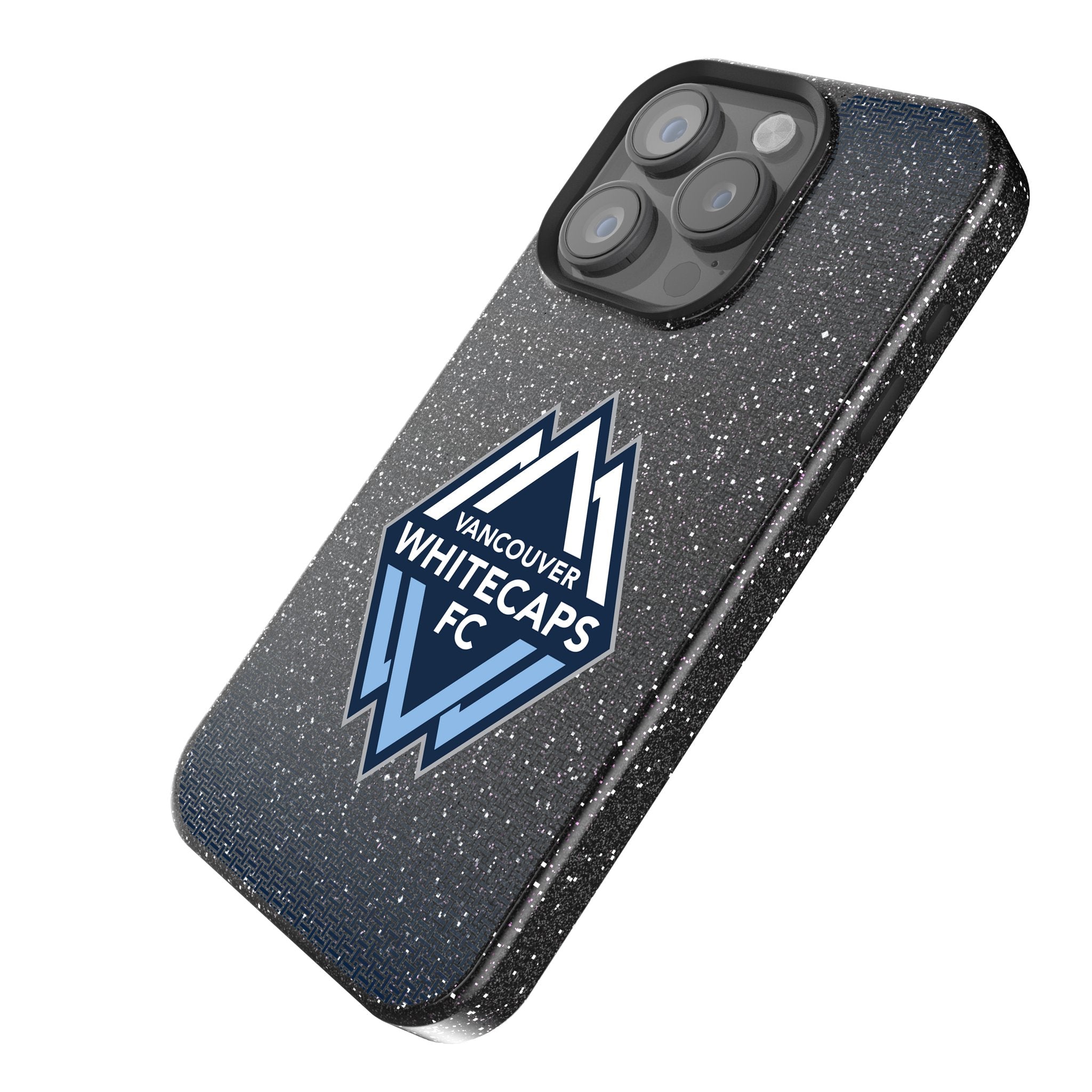 Vancouver Whitecaps Linen Bling Phone Case for Apple iPhone
